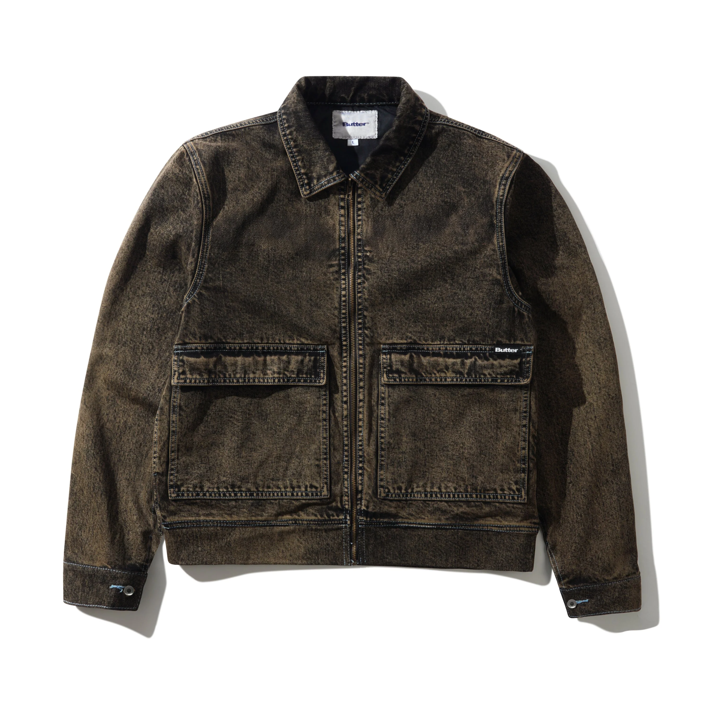 Bronco Denim Jacket - Tinted Brown
