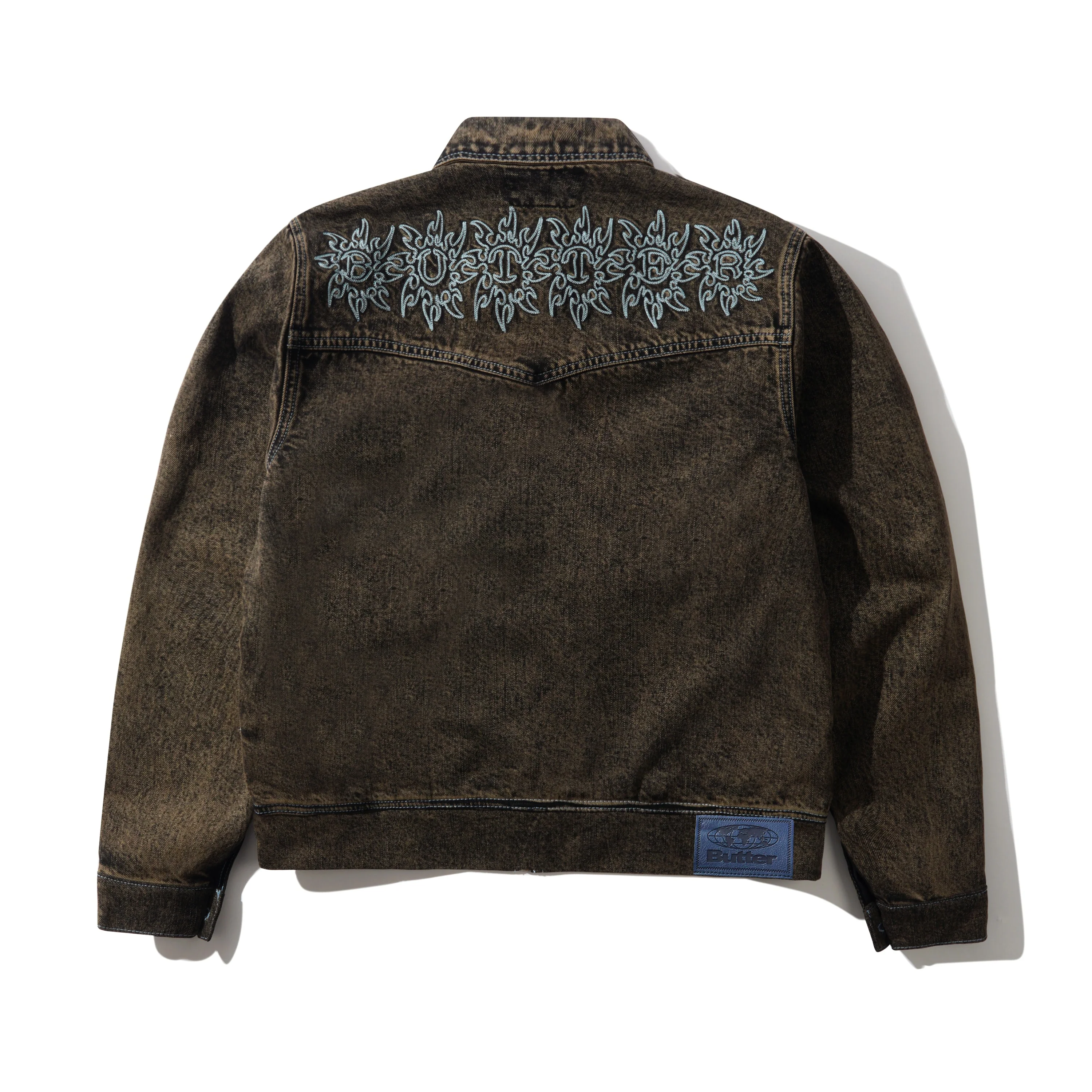Bronco Denim Jacket - Tinted Brown - Image 2