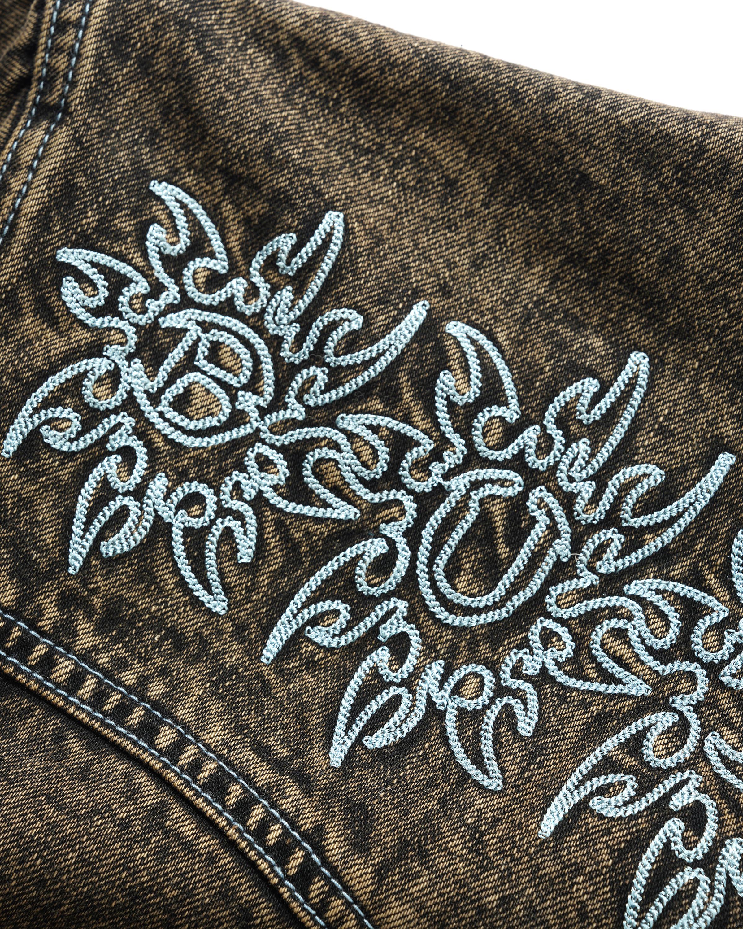 Bronco Denim Jacket - Tinted Brown - Image 5