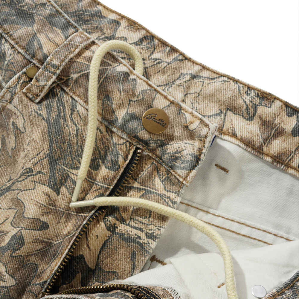 Carpenter Denim Shorts - Forest Camo - Image 6