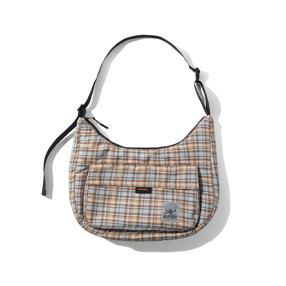 Crossbody Bag - Sky / Tan