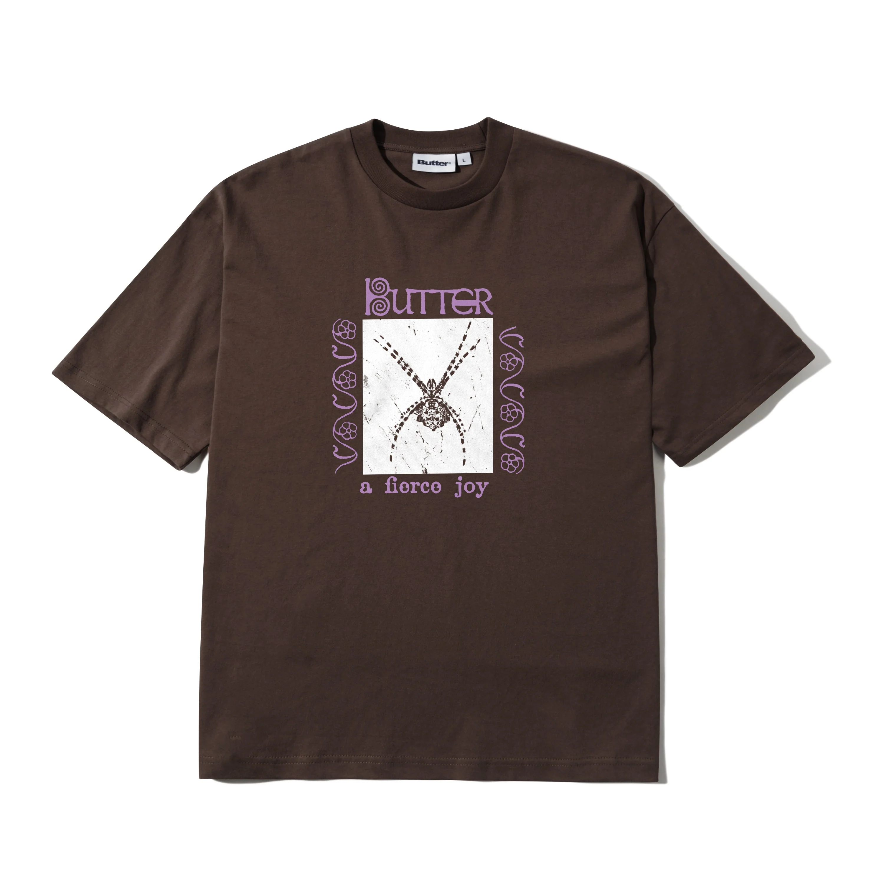 Fierce Joy Tee - Chocolate