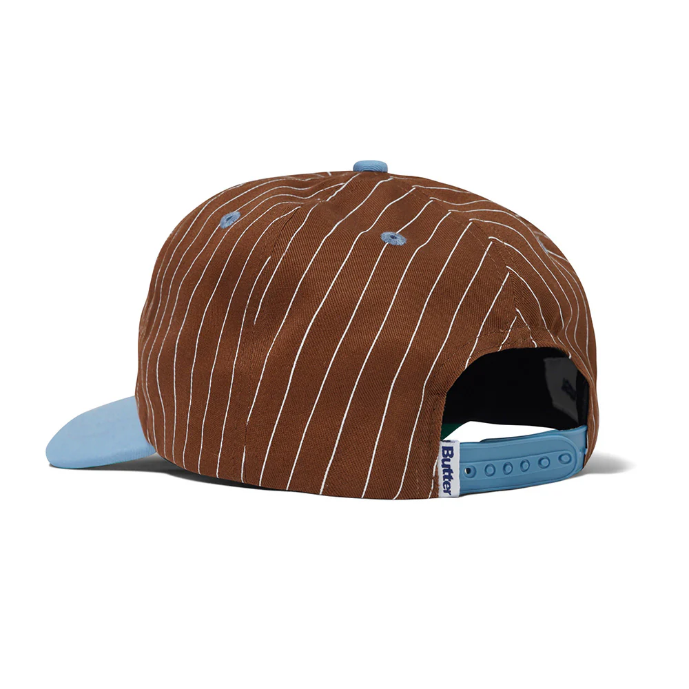 League Baseball Cap - Brown / Sky Blue - Image 2