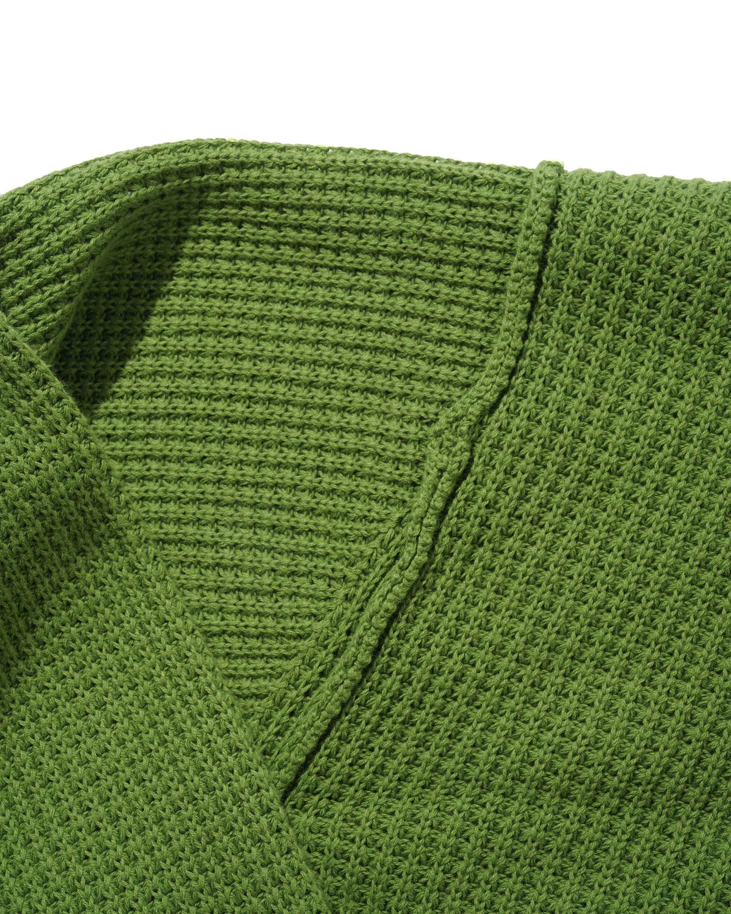 Newcomer Reversible Knit Sweater - Grass - Image 3