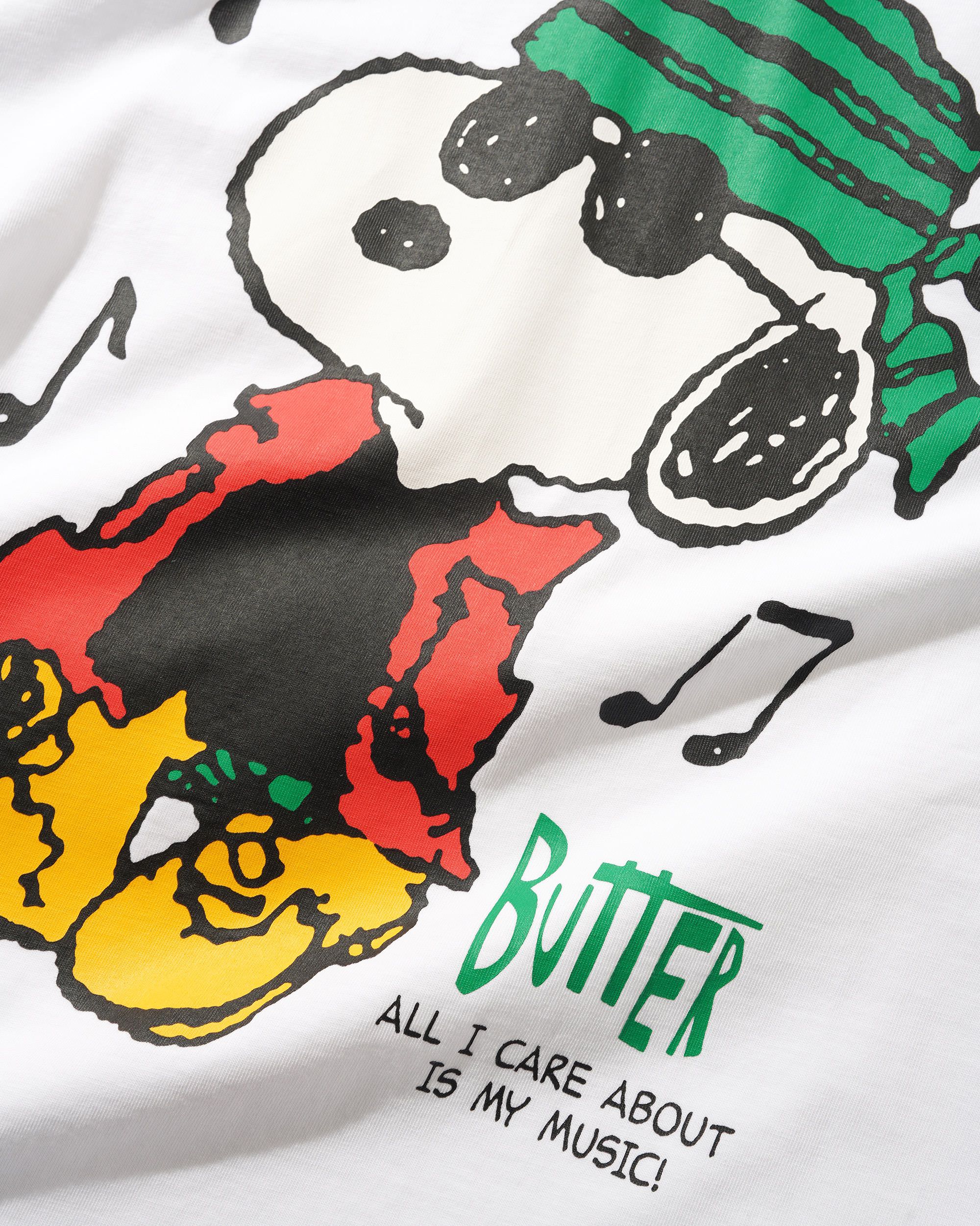 Peanuts Music Tee - White - Image 2