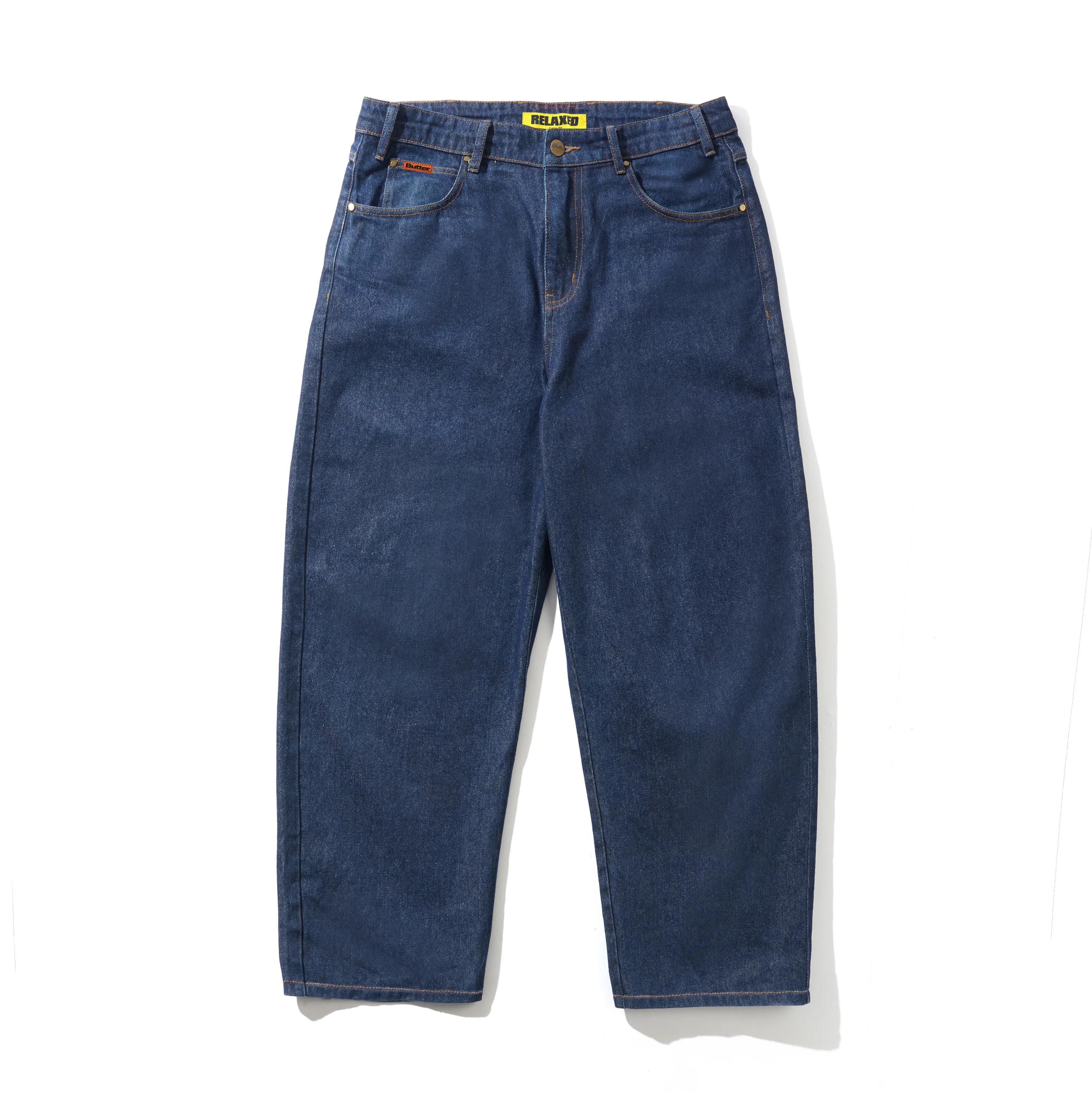 Relaxed Denim Jeans - Dark Indigo - Image 2