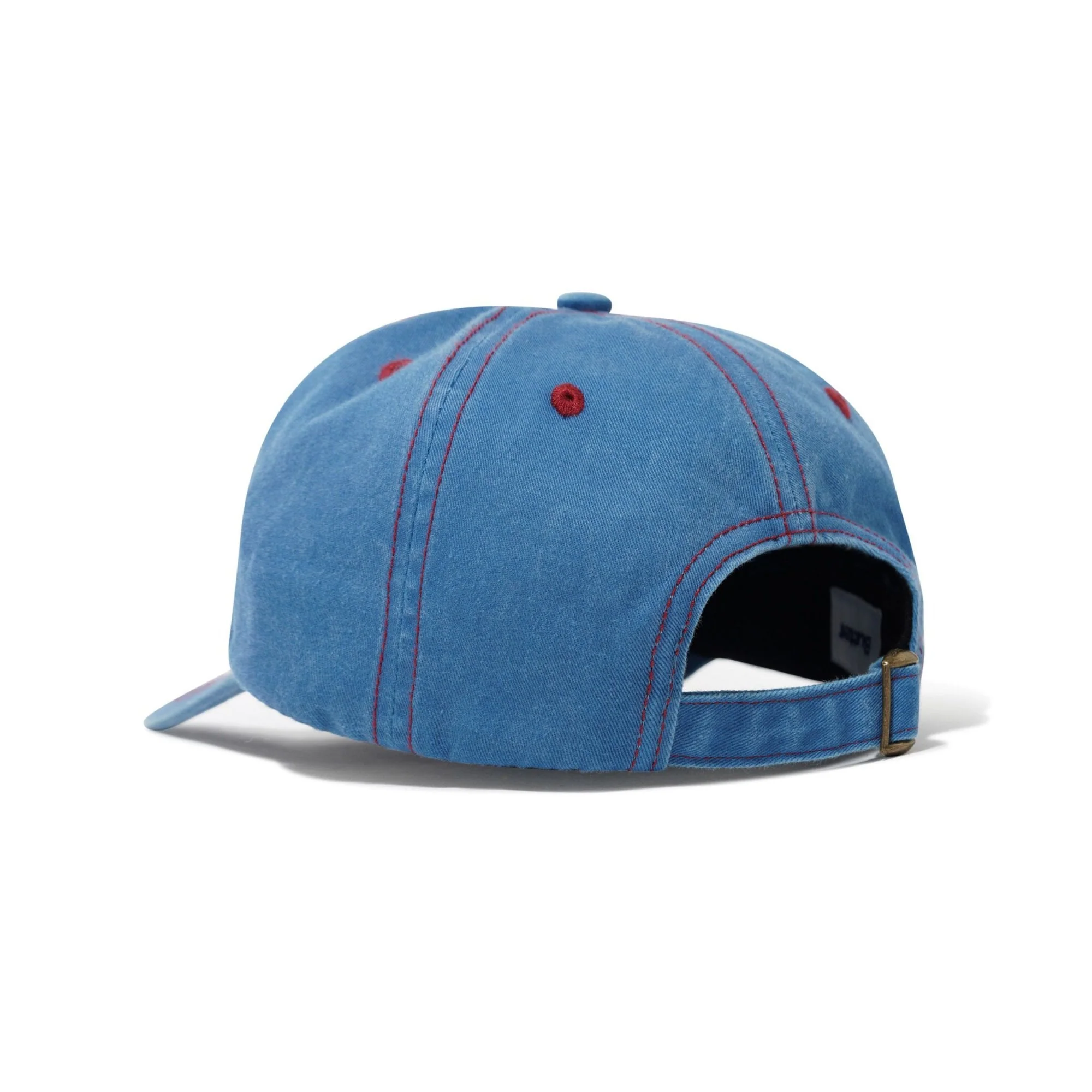 Rounded Logo 6 Panel Cap - Sky Blue - Image 2