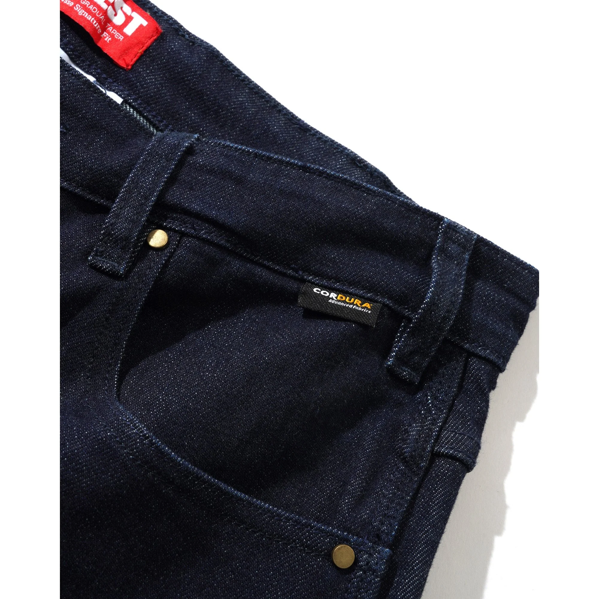 Santosuosso Denim Jeans, Cordura Denim - Navy - Image 3