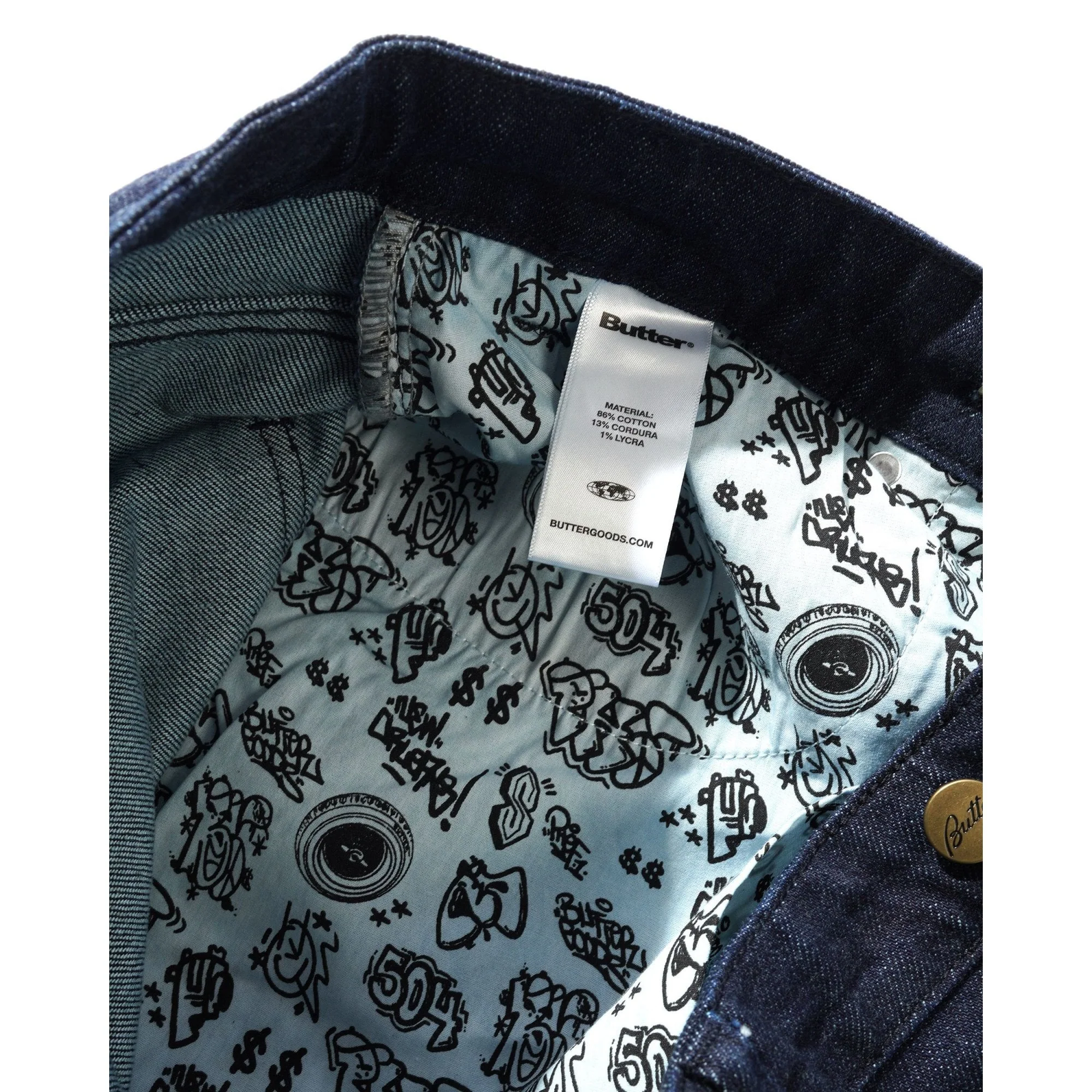 Santosuosso Denim Jeans, Cordura Denim - Navy - Image 5