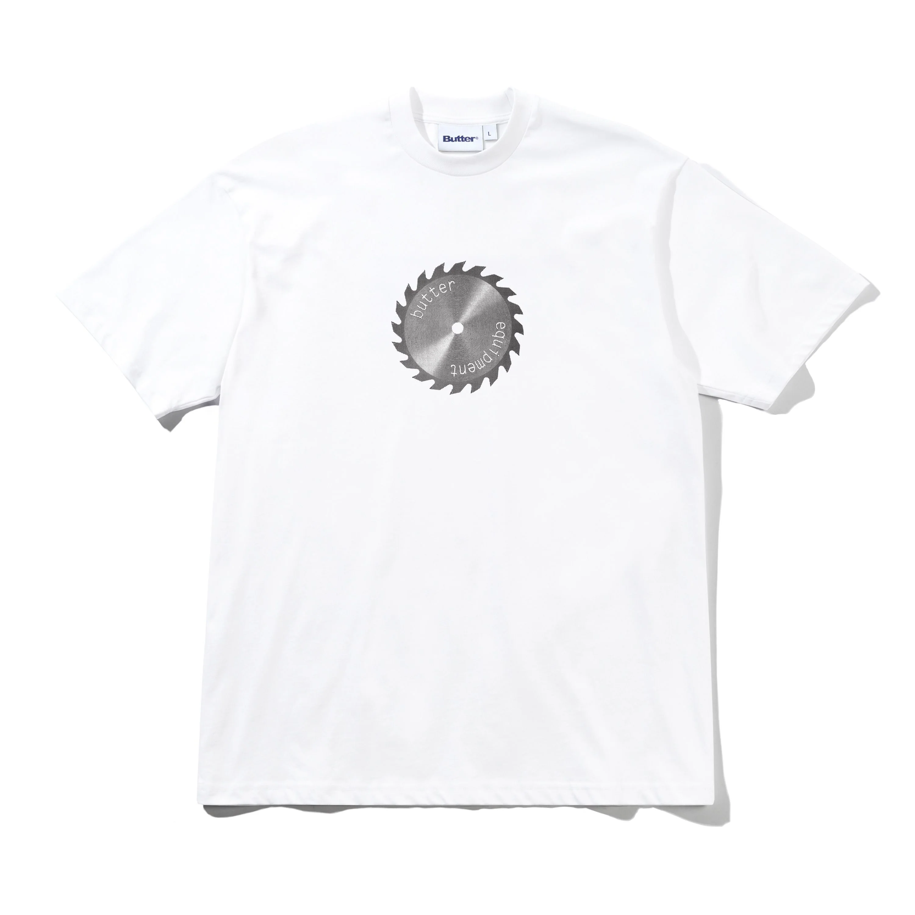 Saw Blade Tee - White