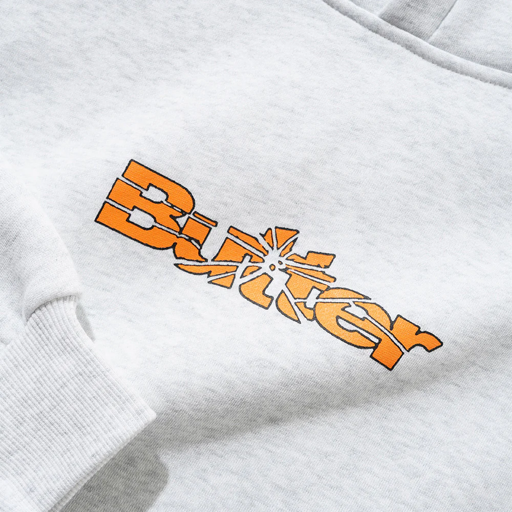 Smashed Logo Pullover Hood - Ash - Image 2