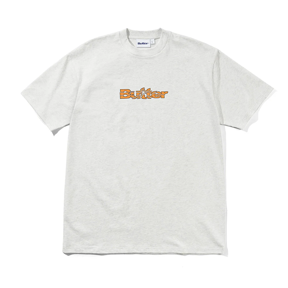 Smashed Logo Tee - Ash
