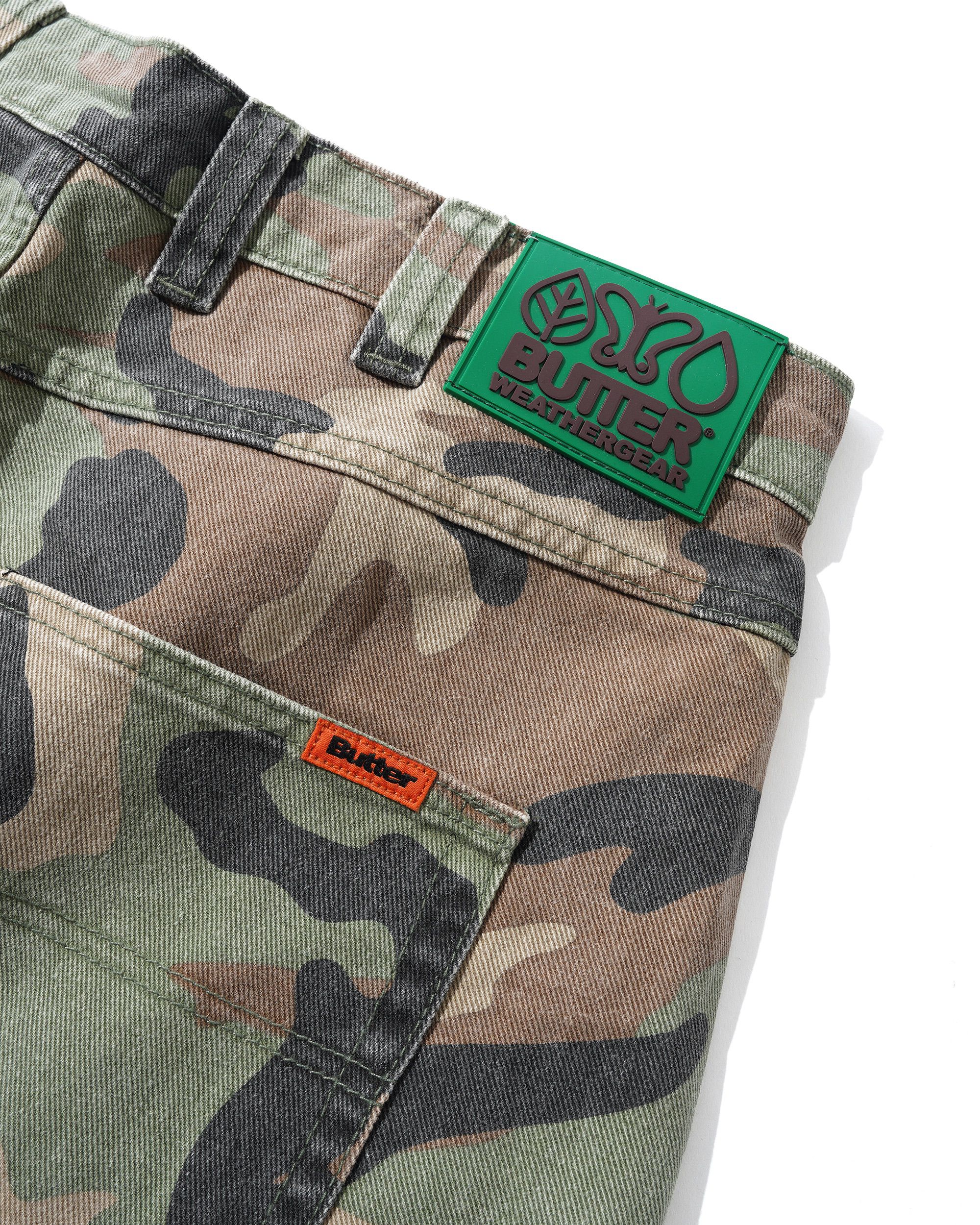 Weathergear Denim Jeans - Woodland Camo - Image 3