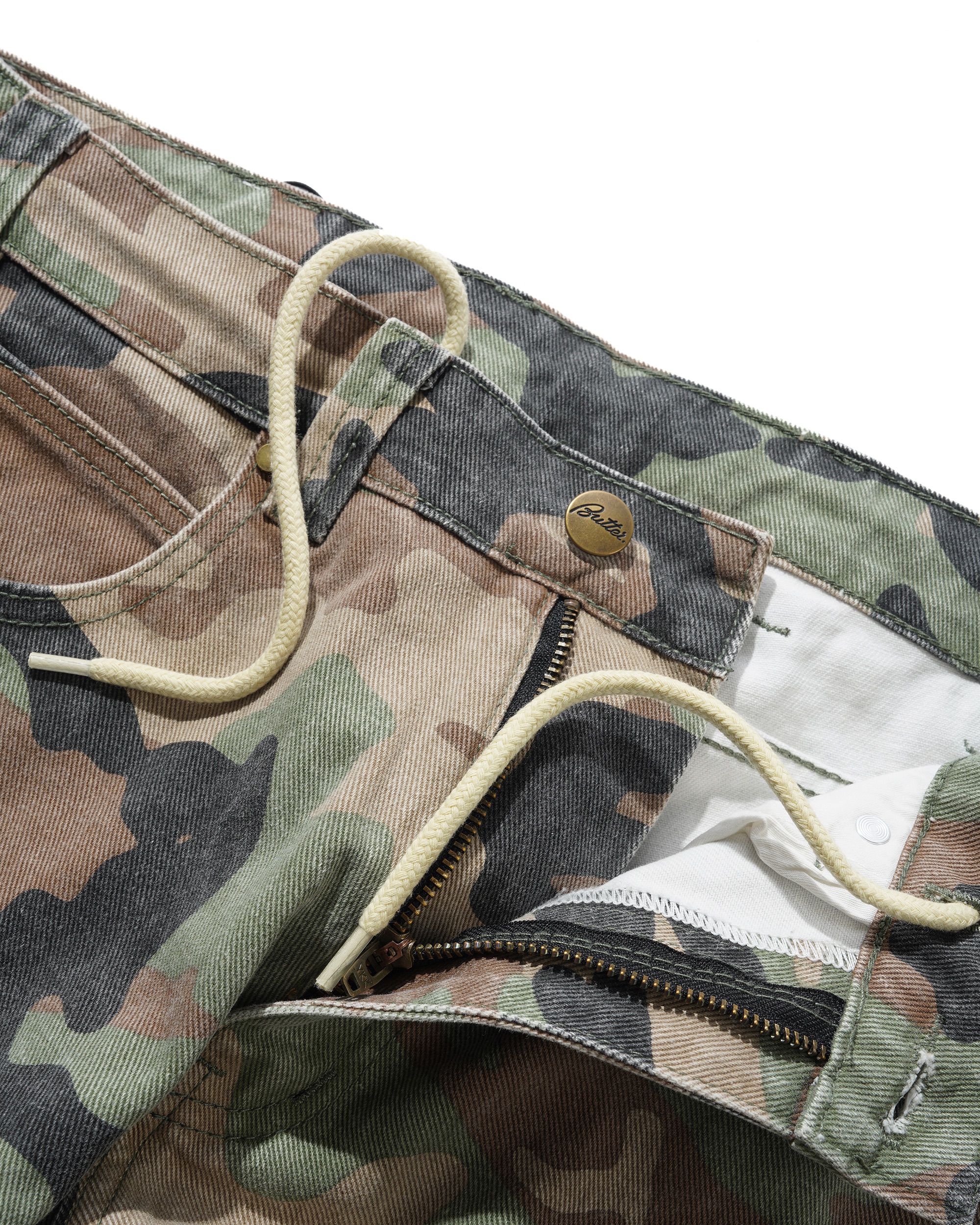 Weathergear Denim Jeans - Woodland Camo - Image 6