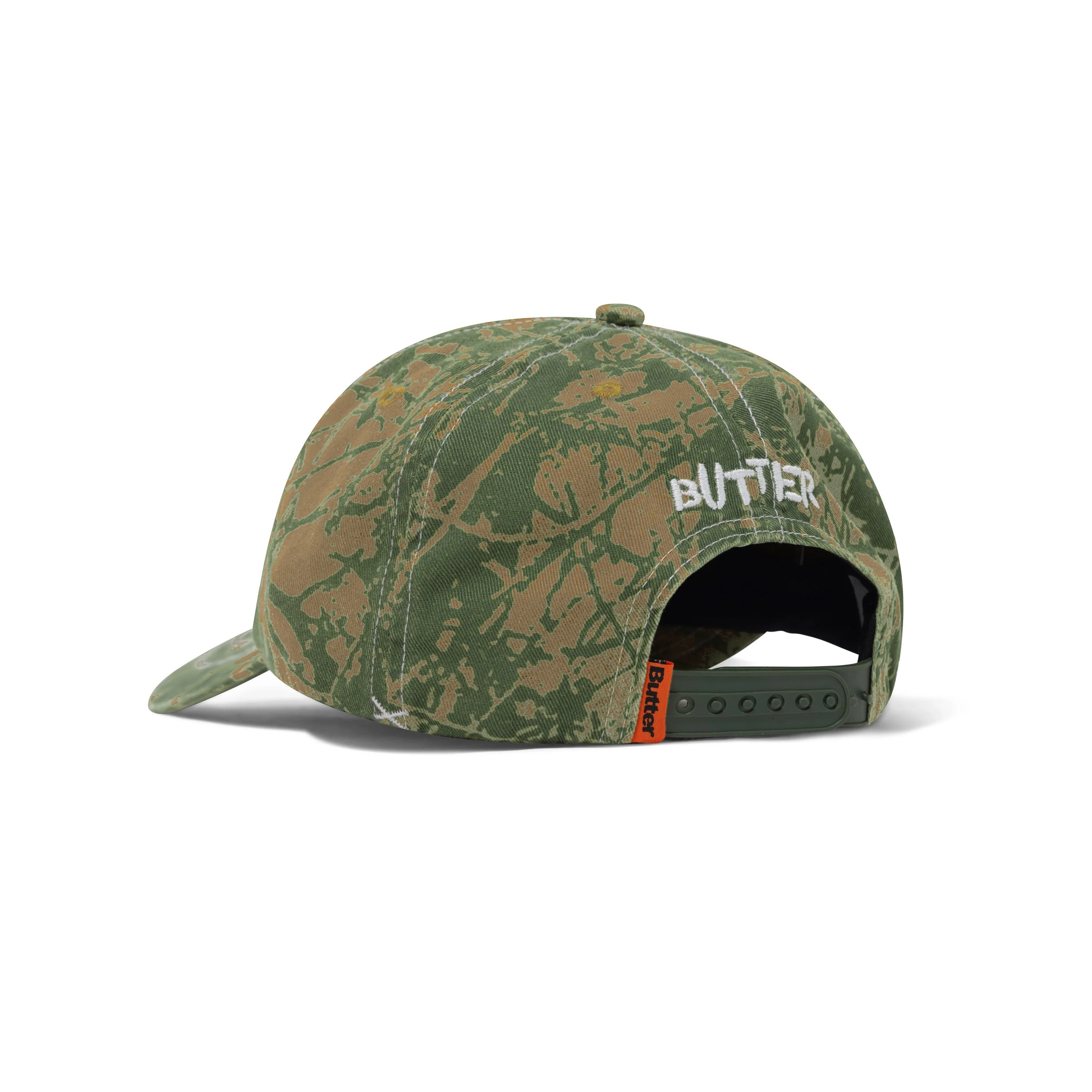 Woods Camo 6 Panel Cap - Sage - Image 2
