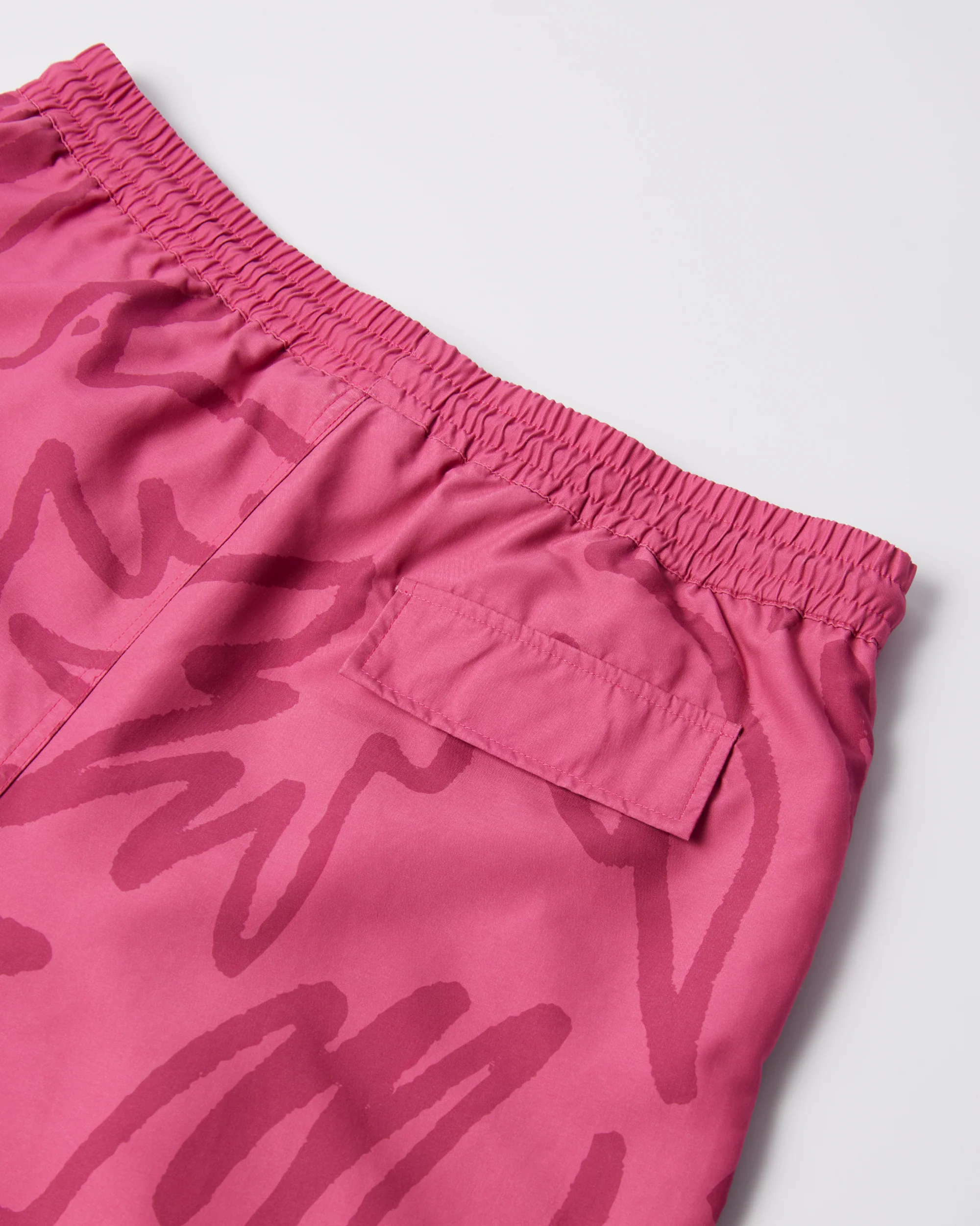 Birds Fly Free Swim Shorts - Purple Pink - Image 6