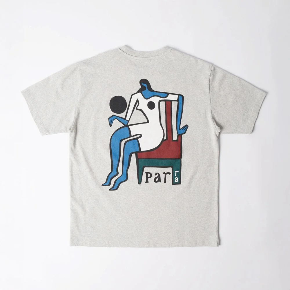 Chair Baller T-shirt - Heather Grey - Image 2