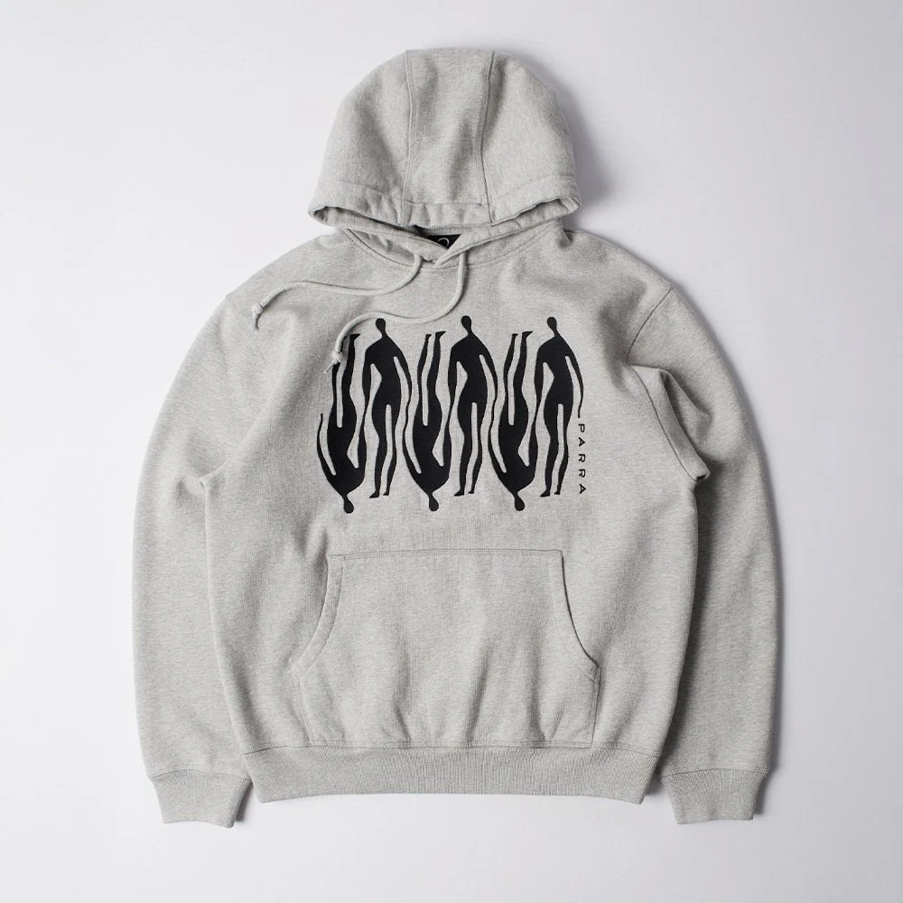 Connected Guy Hooded Sweatshirt - Heather Grey