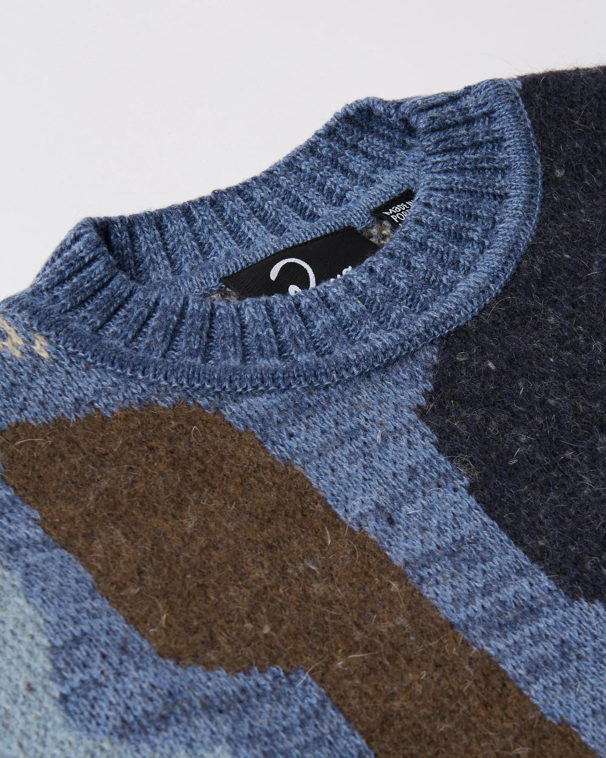 Detached knitting pullover - Blue - Image 7