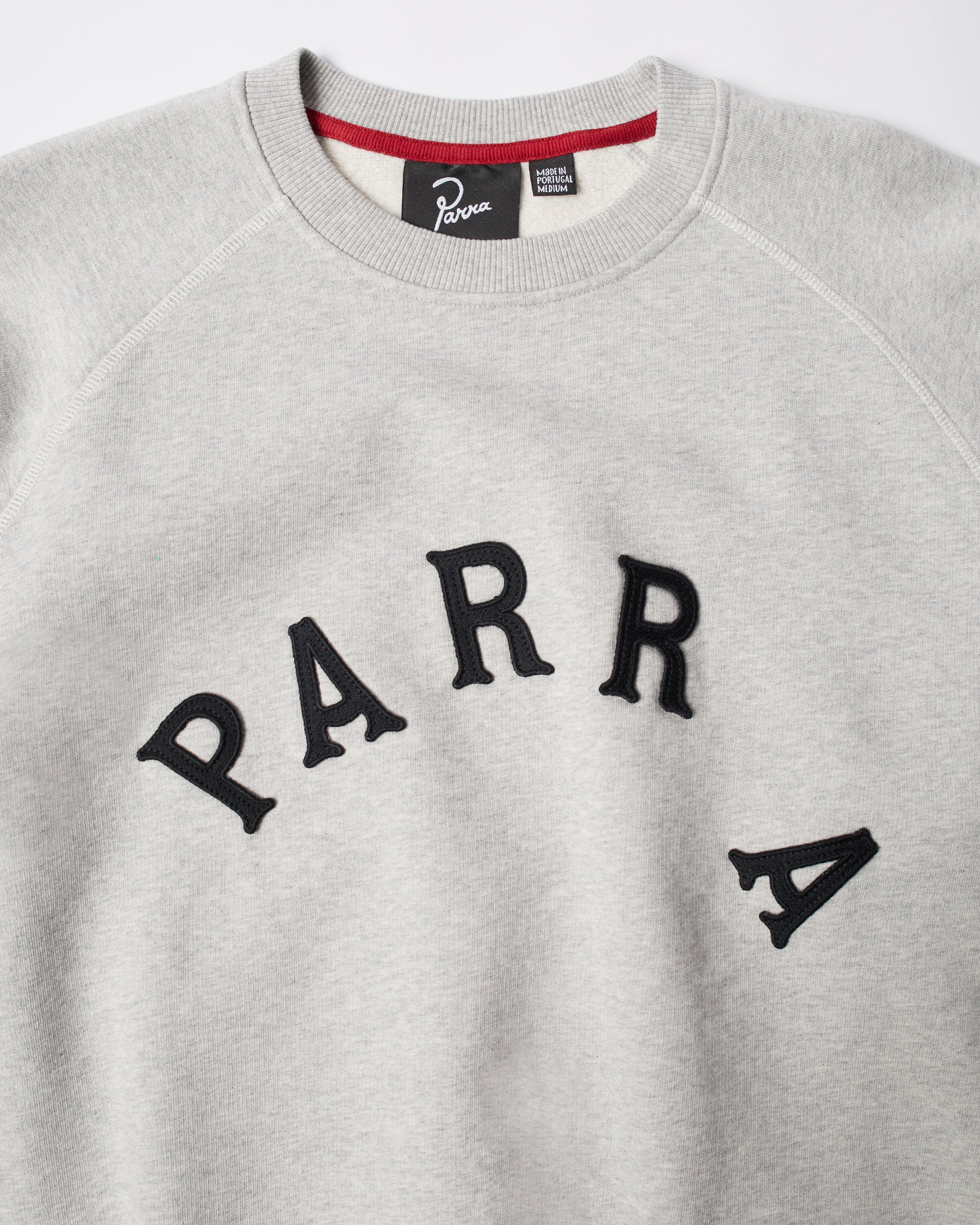 Drunk parent crew neck sweatshirt - Heather Grey - Image 5