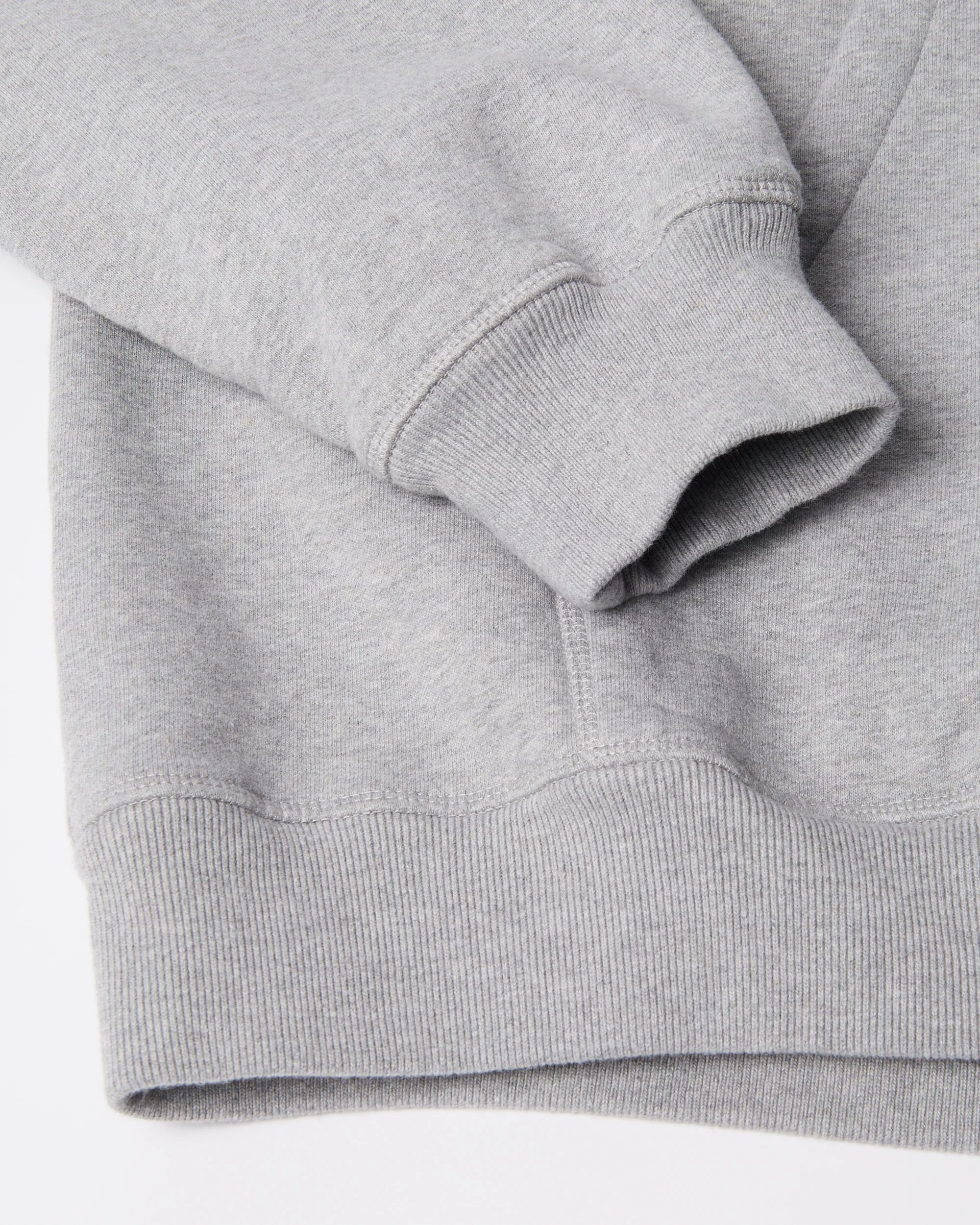 Gapped Hooded Sweatshirt - Grey - Image 8