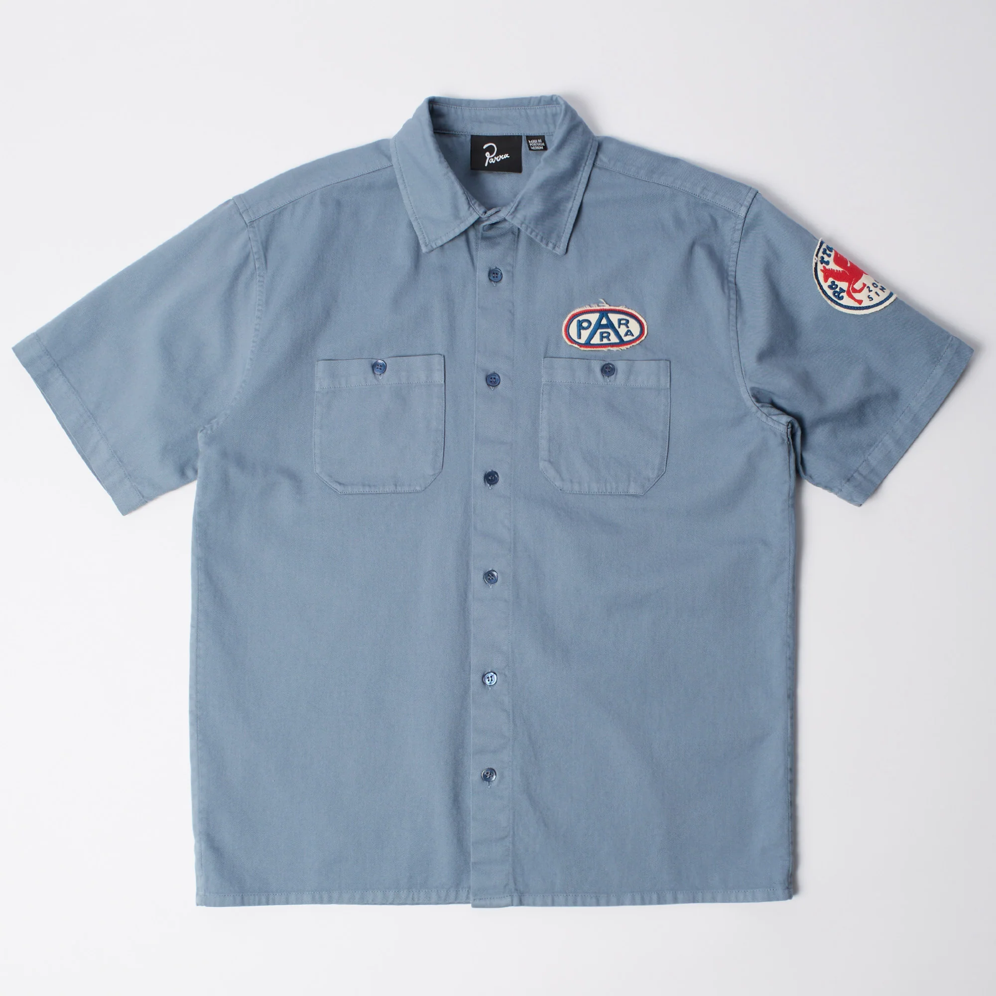 Gas Station Short Sleeve Shirt - Blue
