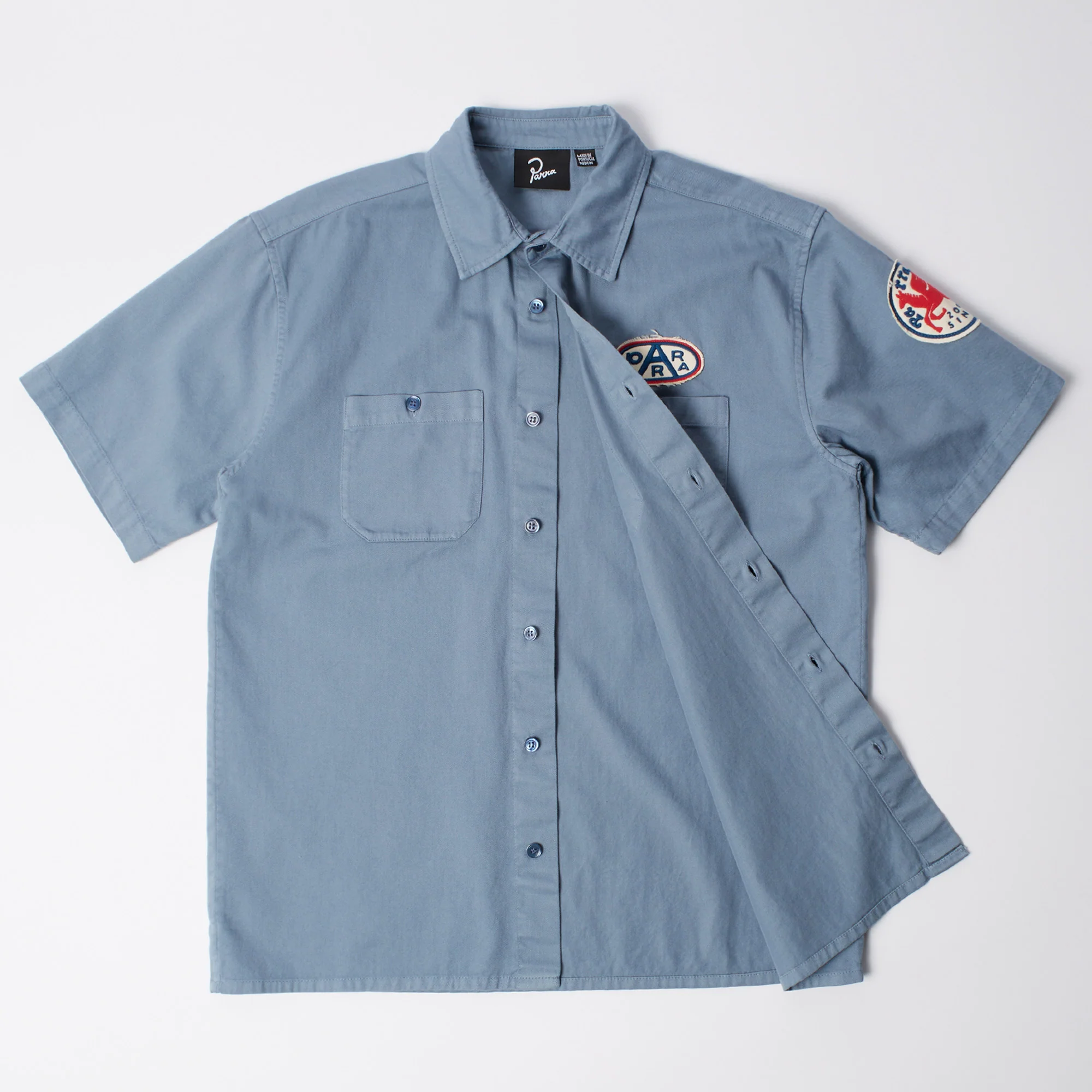 Gas Station Short Sleeve Shirt - Blue - Image 2