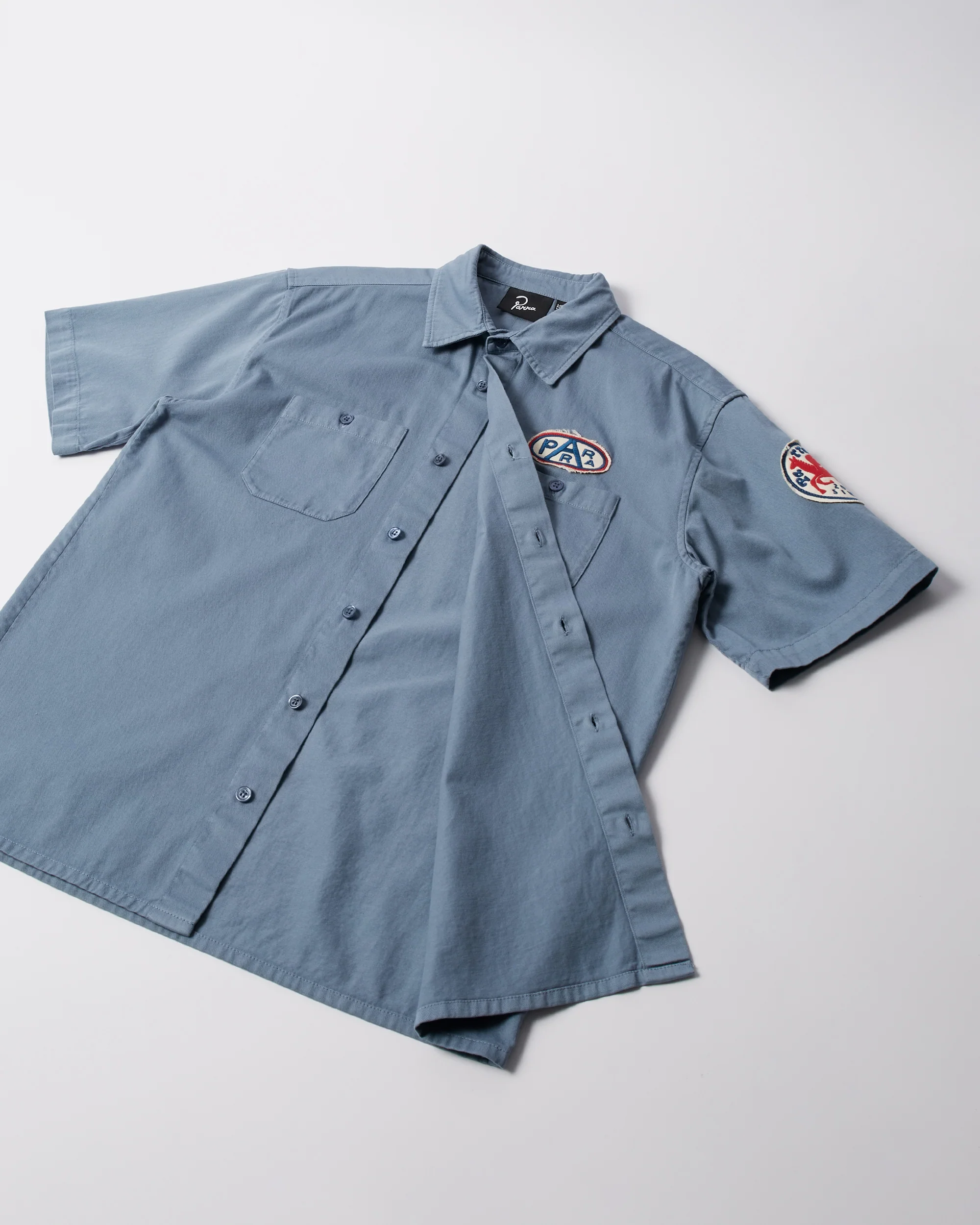 Gas Station Short Sleeve Shirt - Blue - Image 9