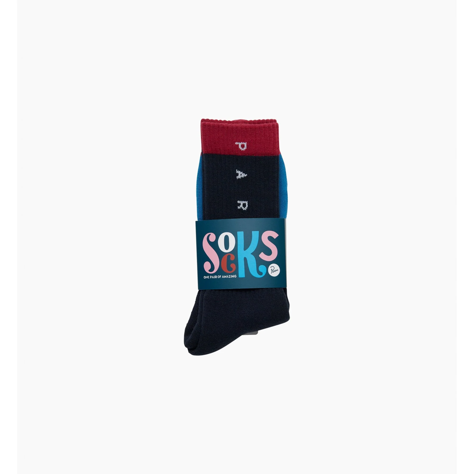 Horizontal Clean Logo Crew Socks - Multi - Image 3