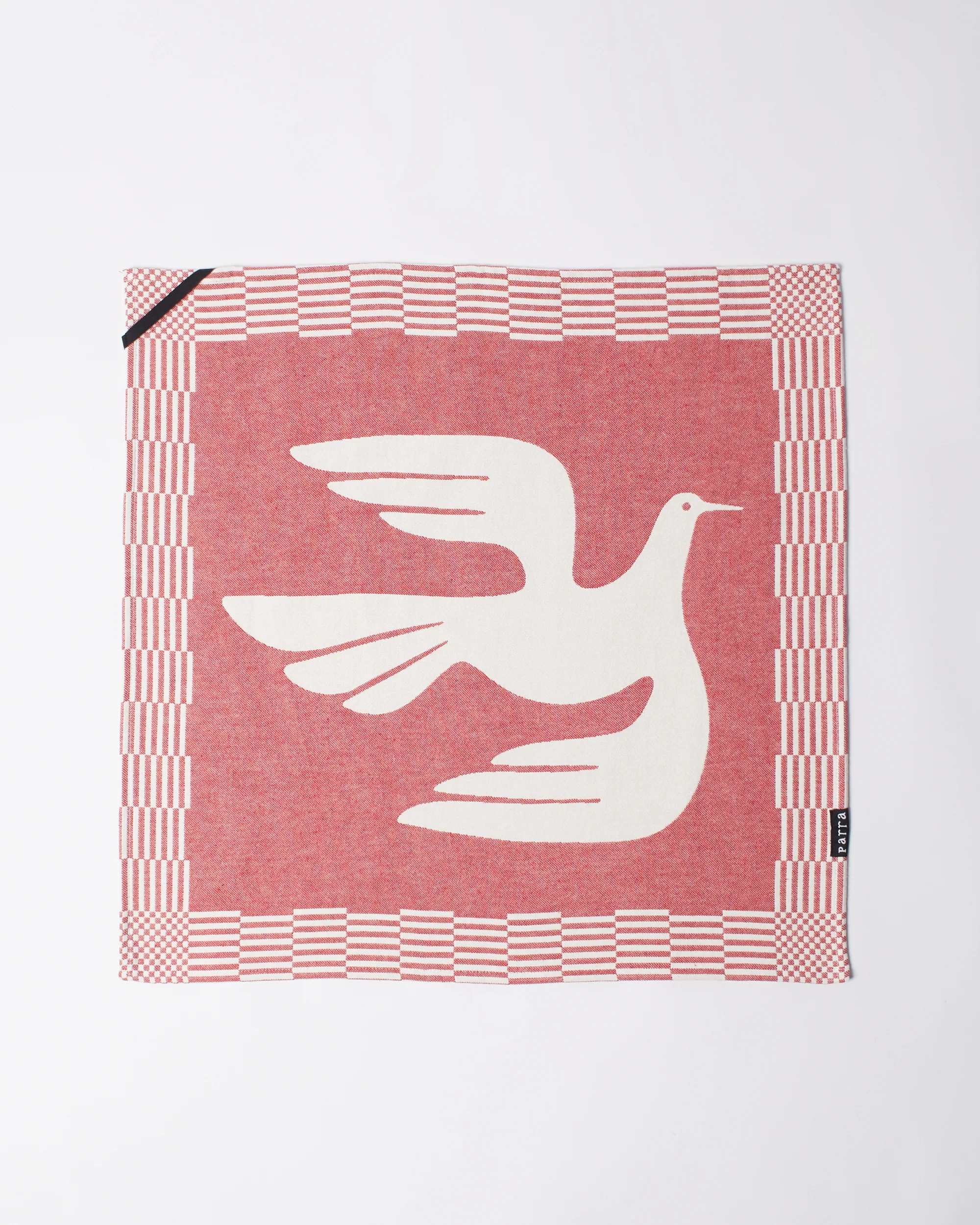 Infinite kitchen bird towel set - Red - Image 4