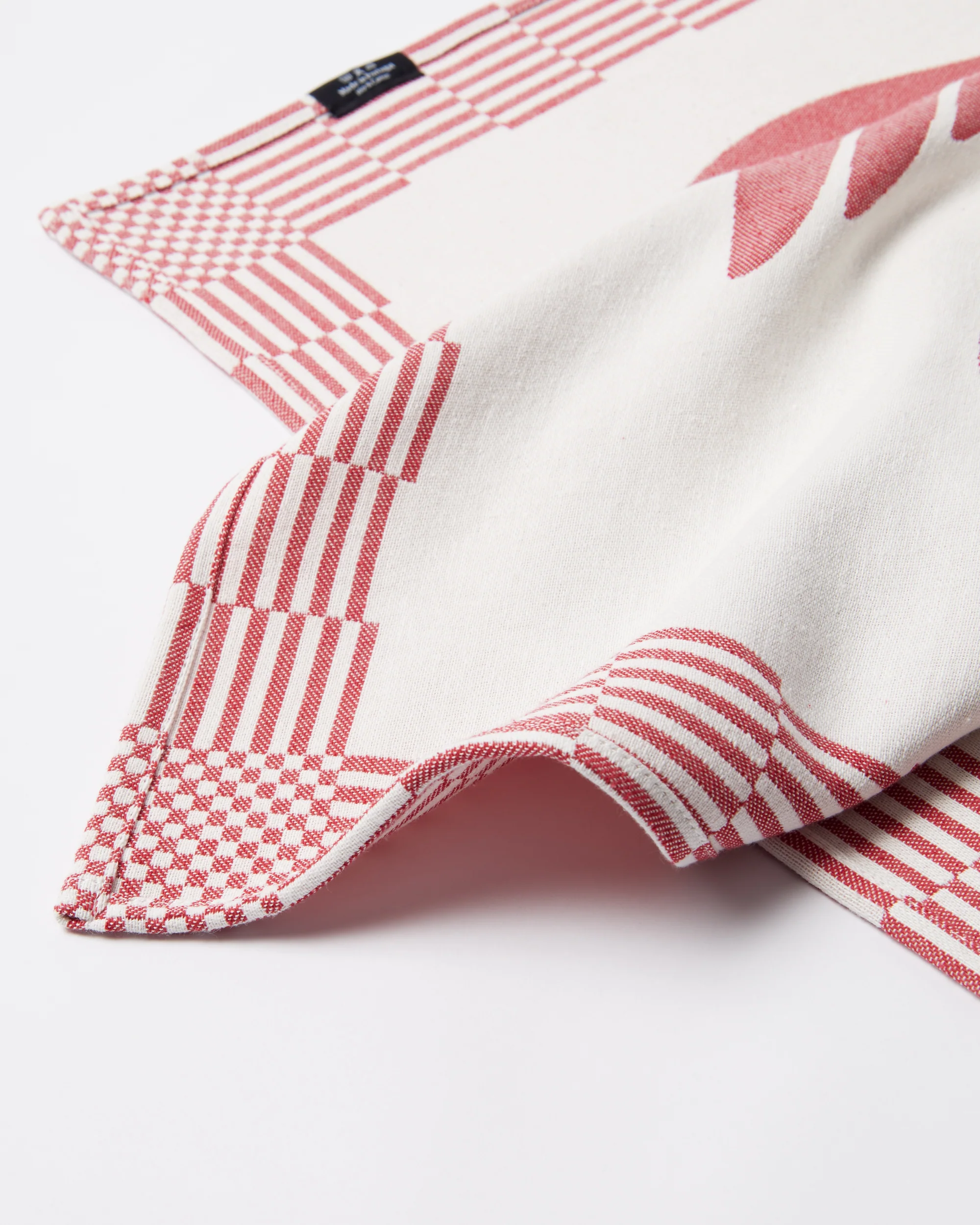 Infinite kitchen bird towel set - Red - Image 7