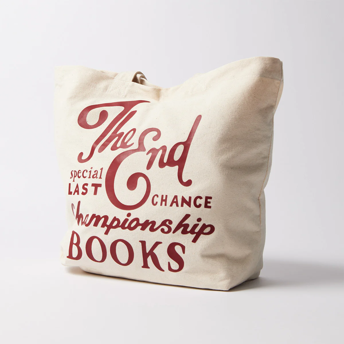 Last Chance Books Tote Bag - Off White - Image 3