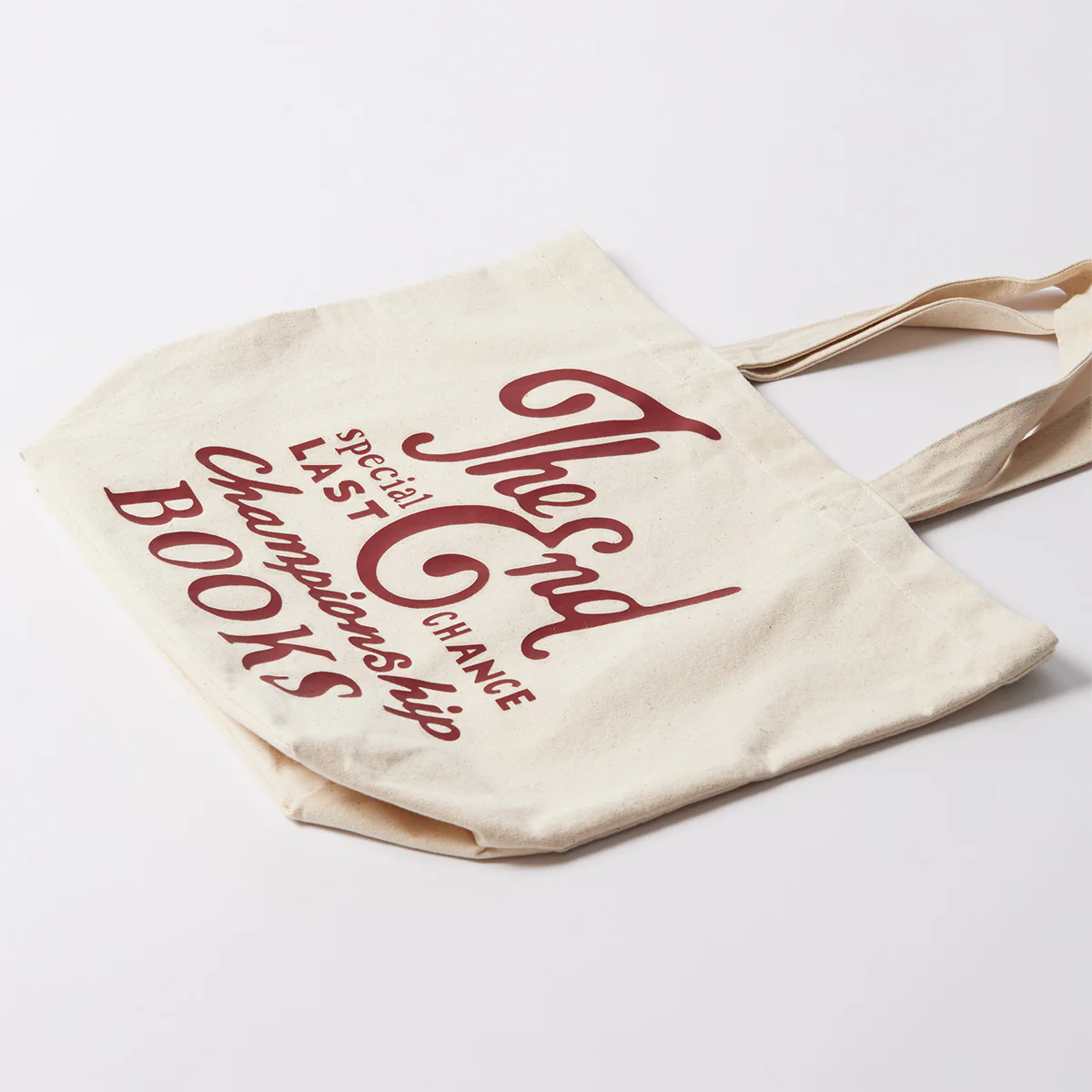 Last Chance Books Tote Bag - Off White - Image 5