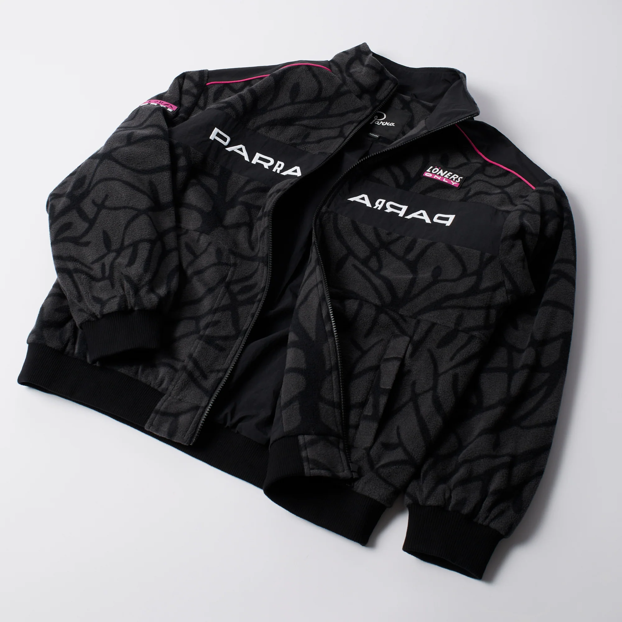 Loners Only Fleece Jacket - Black - Image 3