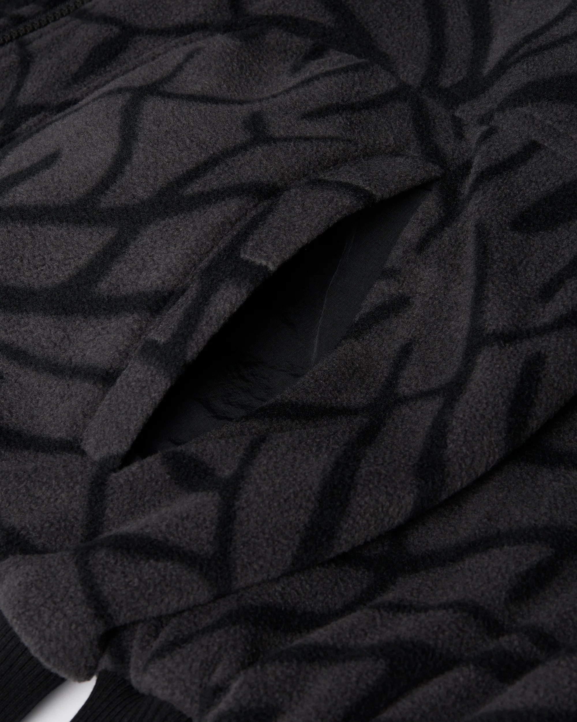 Loners Only Fleece Jacket - Black - Image 9
