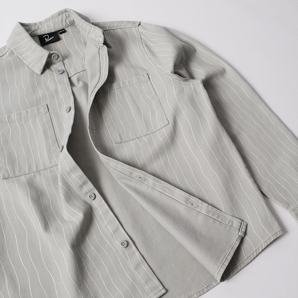 Meandering Lines Shirt - Grey - Image 4