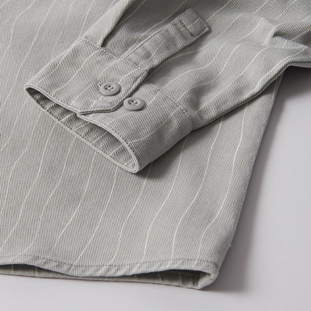 Meandering Lines Shirt - Grey - Image 5