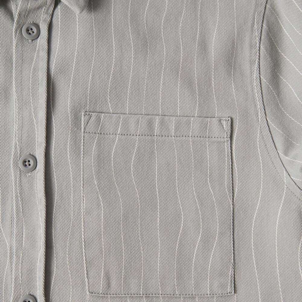Meandering Lines Shirt - Grey - Image 6