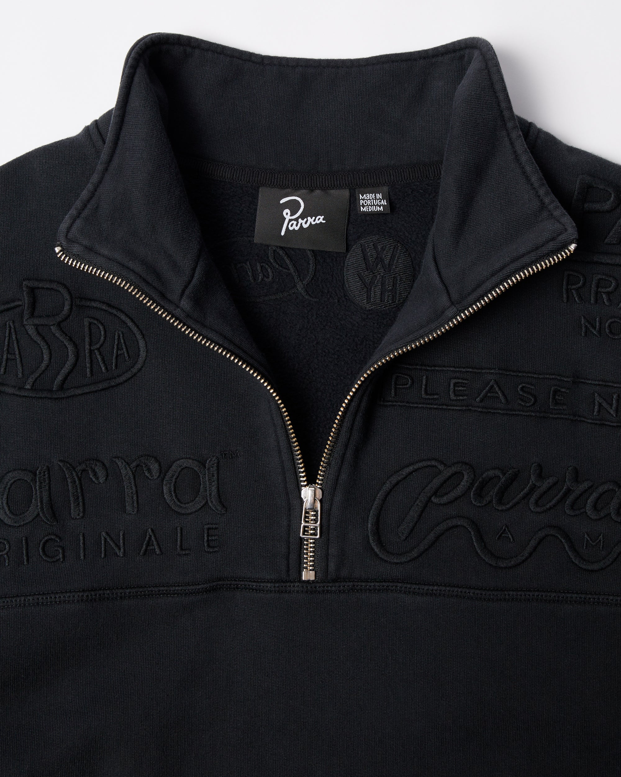 Media training quarter zip pullover - Black - Image 12