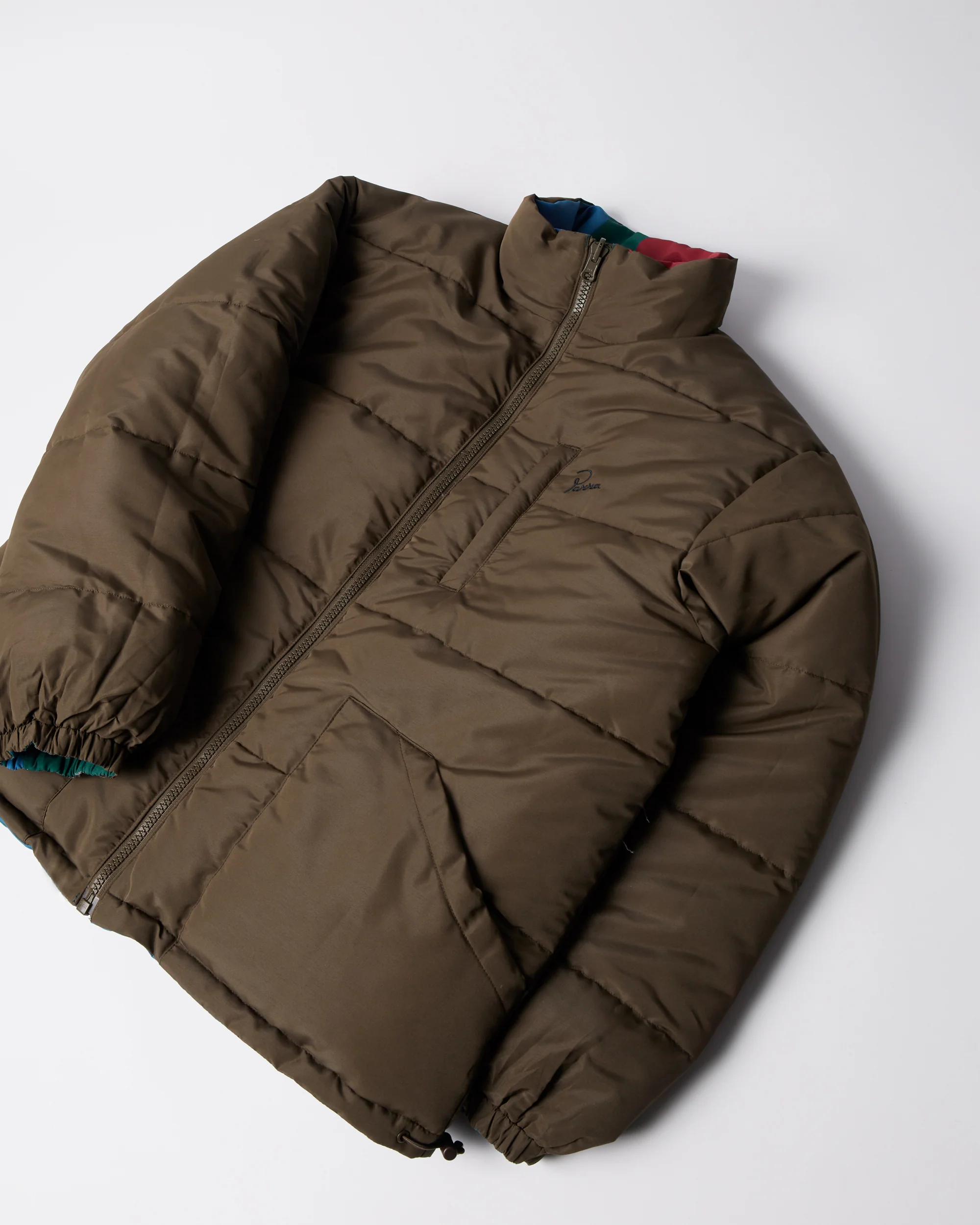 Protect the sun reversible puffer jacket - Brown - Image 19
