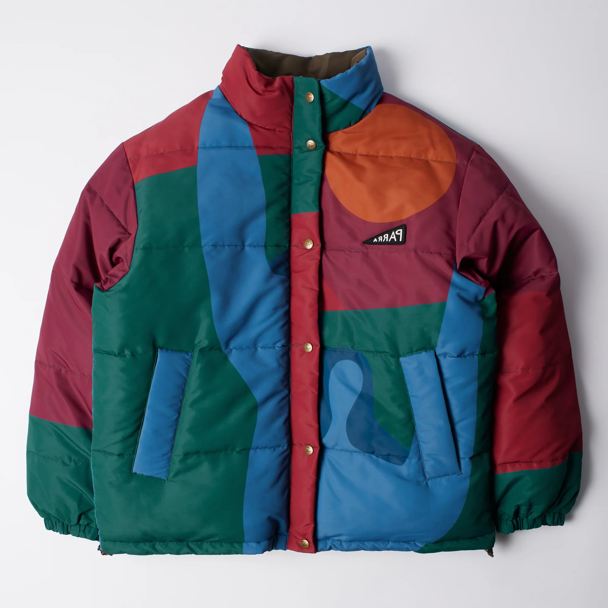 Protect the sun reversible puffer jacket - Brown - Image 2