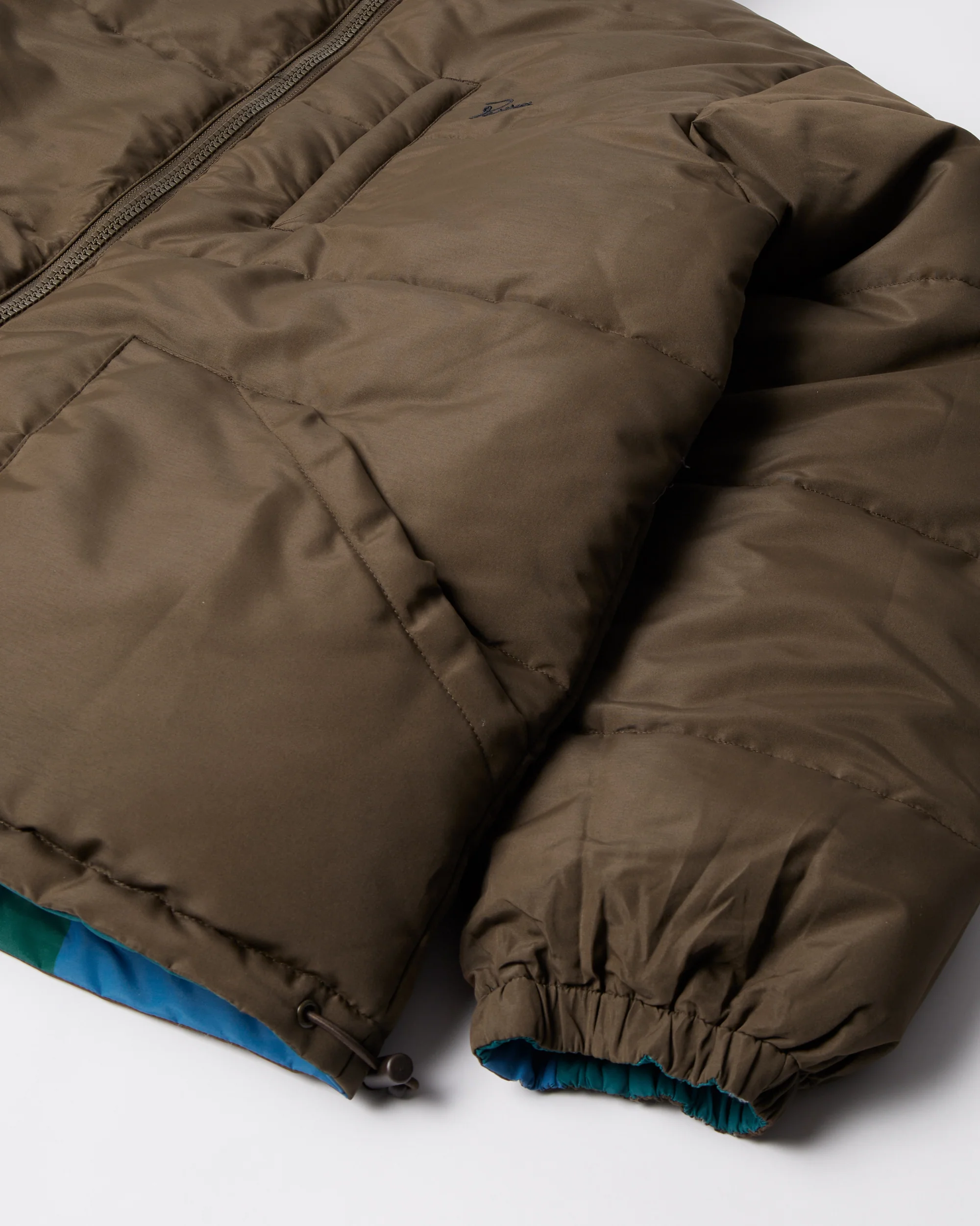Protect the sun reversible puffer jacket - Brown - Image 20