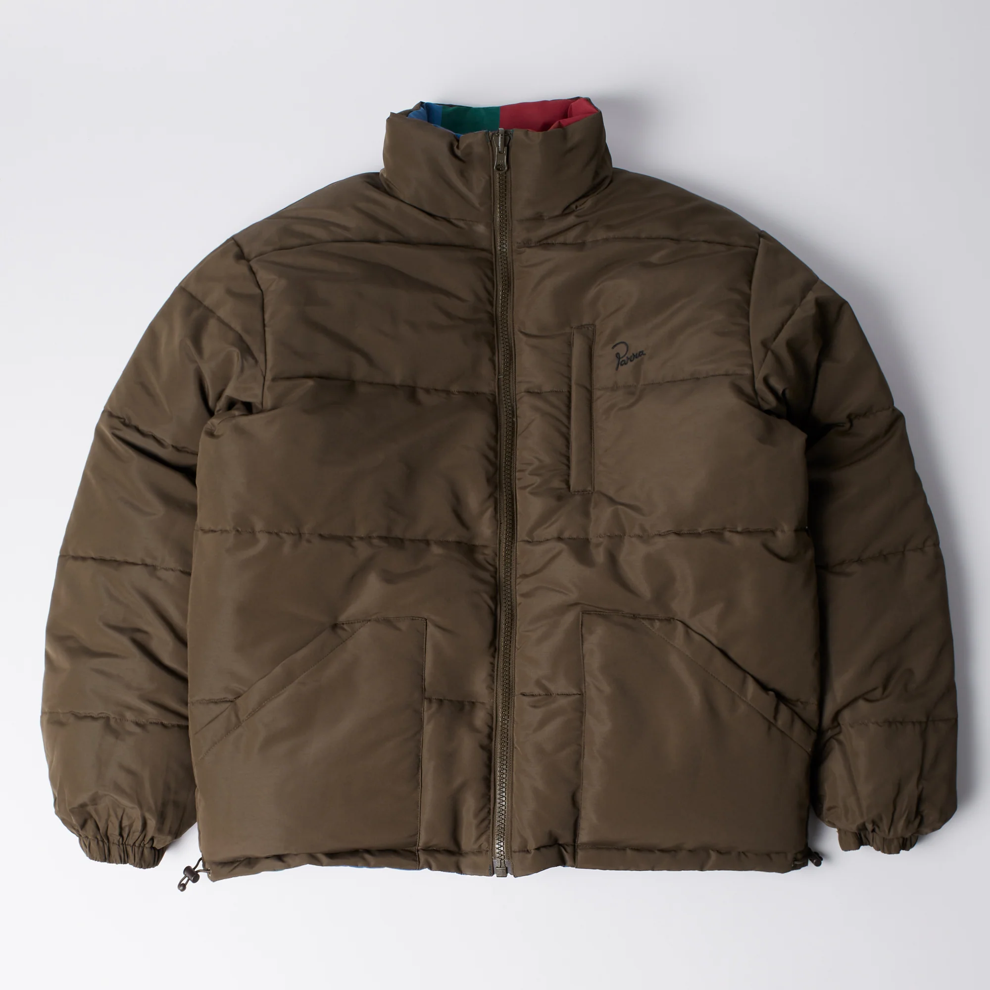 Protect the sun reversible puffer jacket - Brown - Image 4