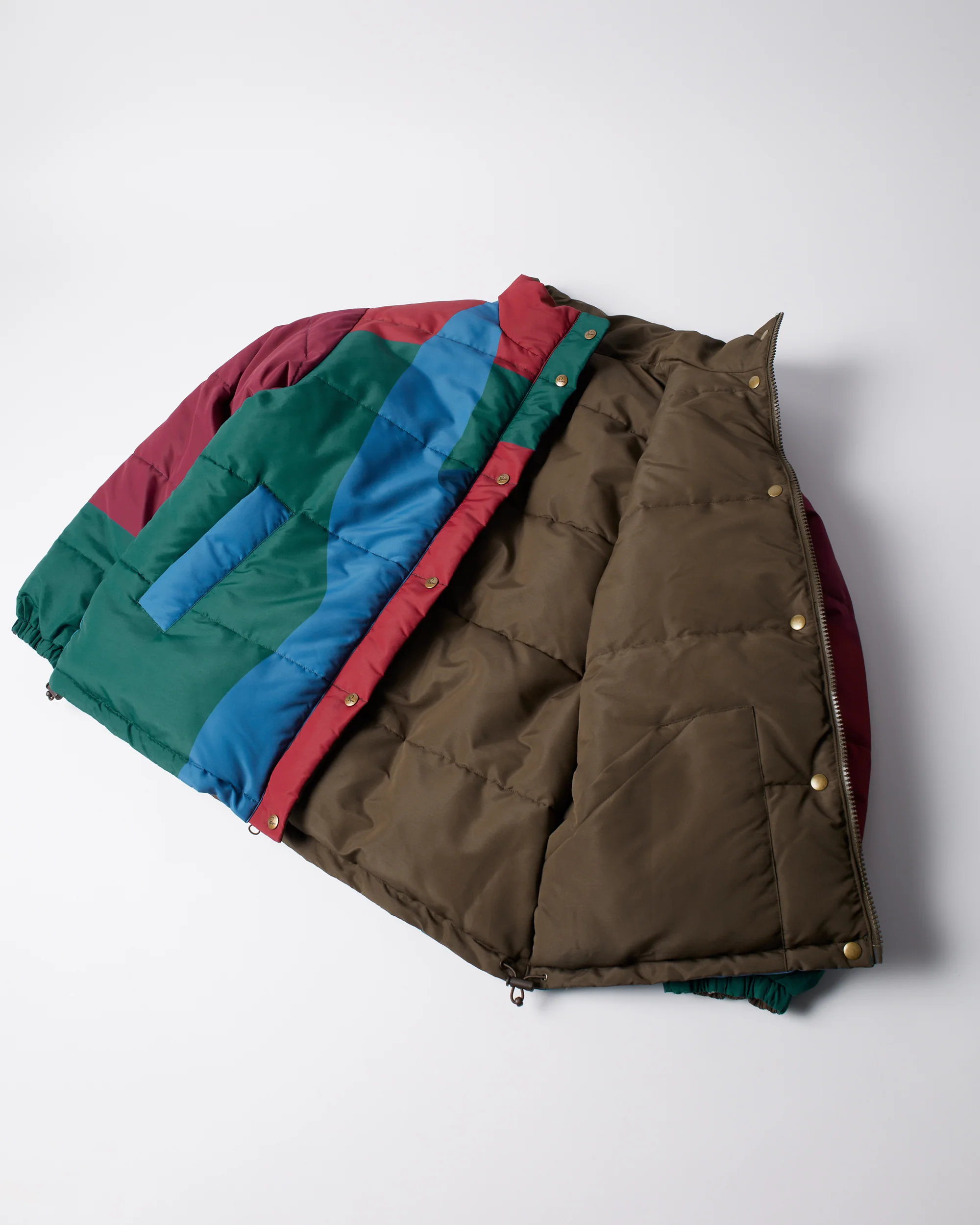Protect the sun reversible puffer jacket - Brown - Image 7