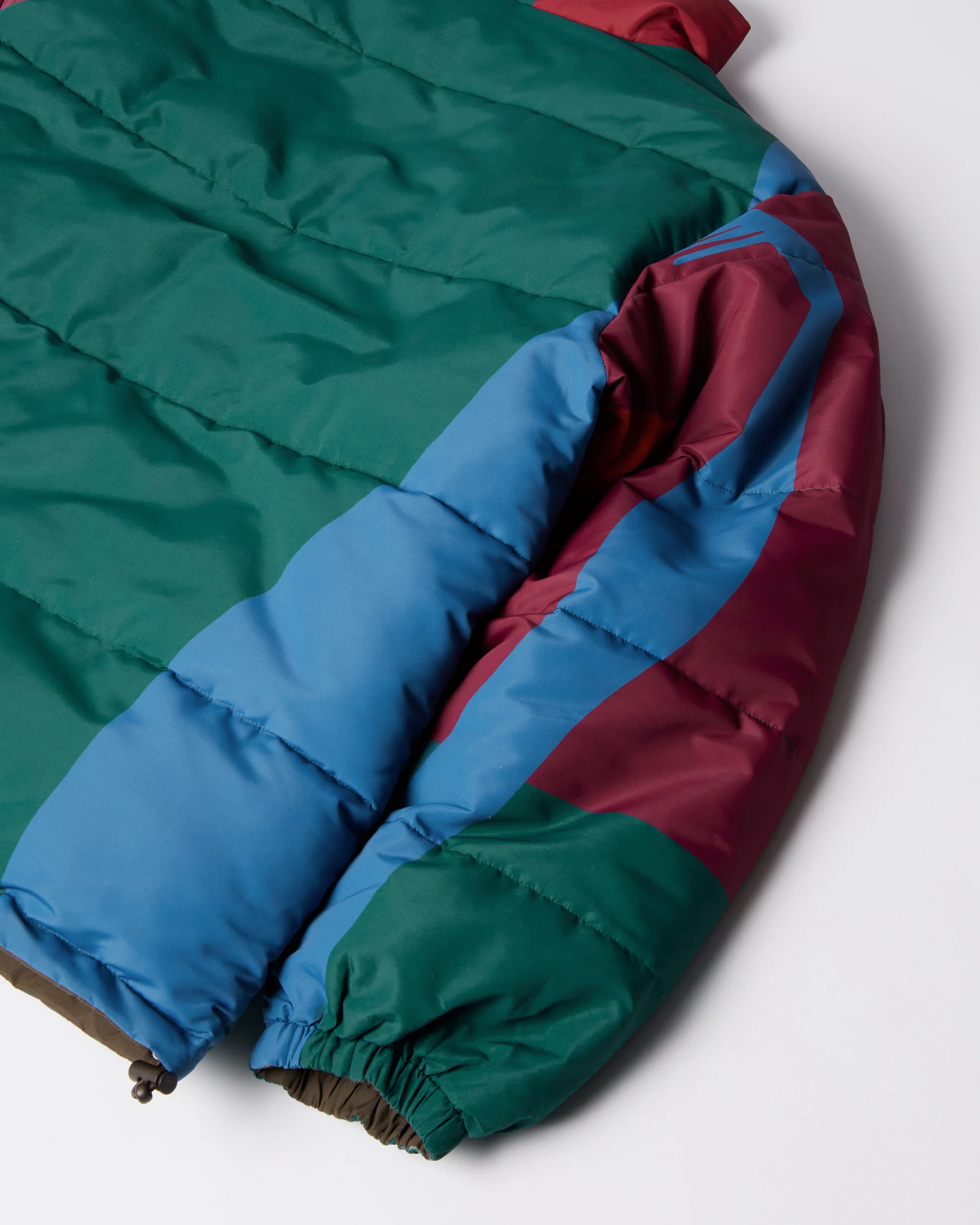 Protect the sun reversible puffer jacket - Brown - Image 9