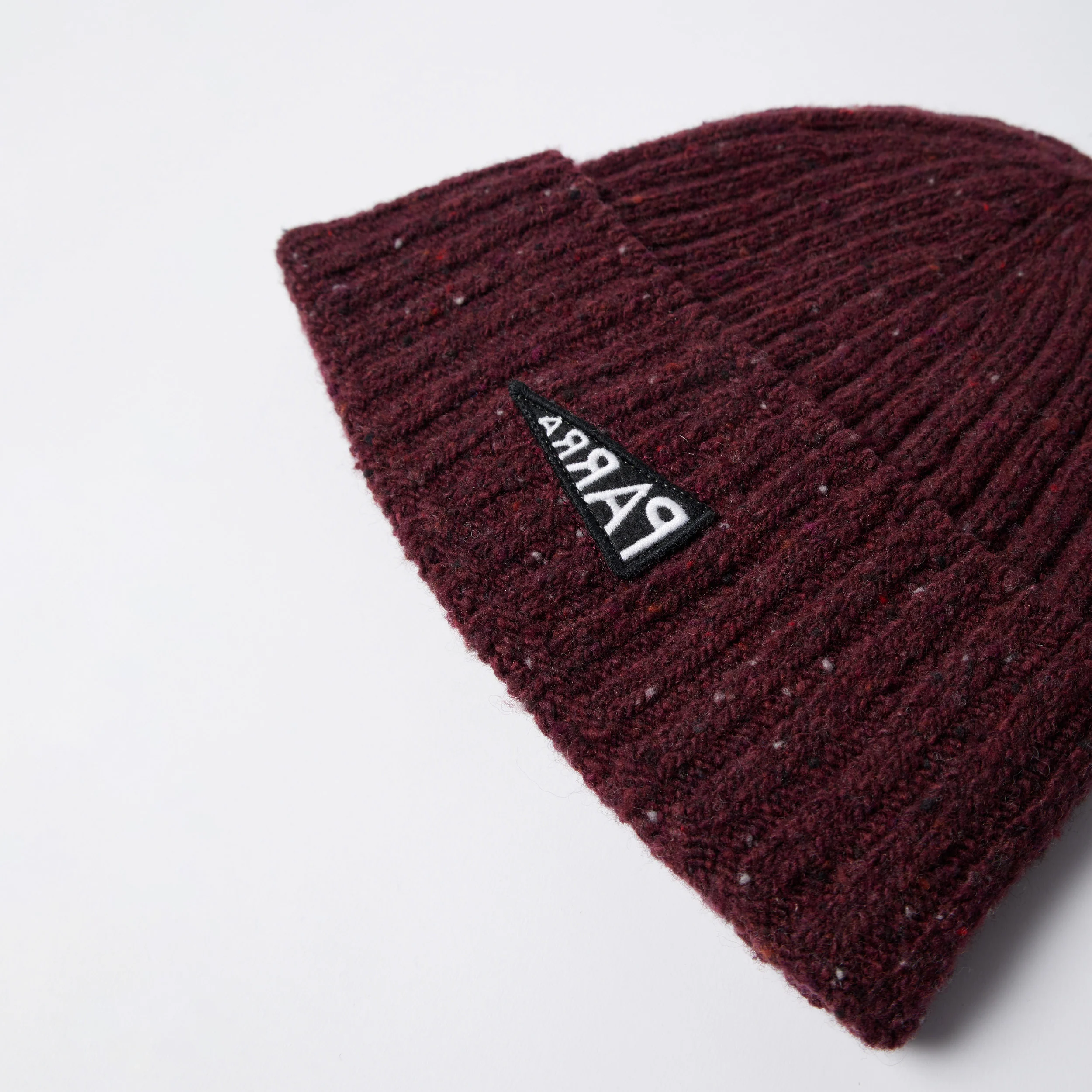 Reversed flag beanie - Dark Burgundy - Image 3