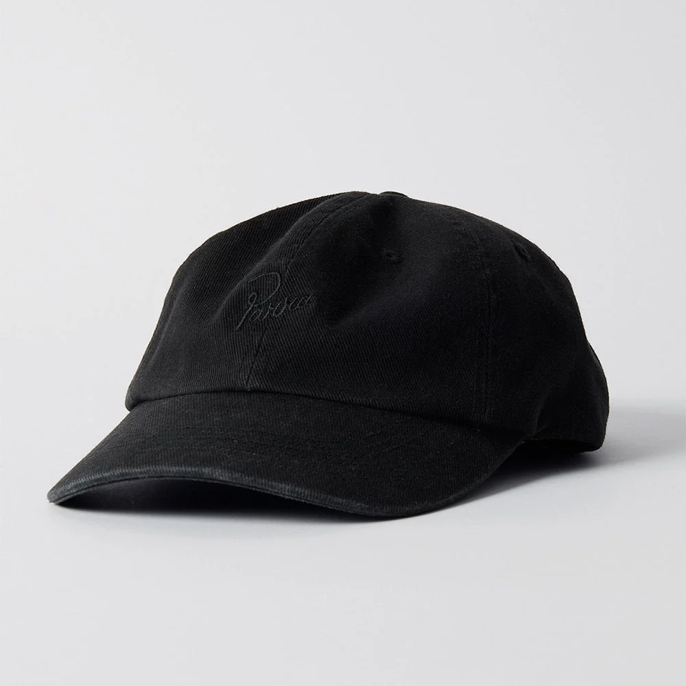Signature 6 Panel Hat 24 - Black