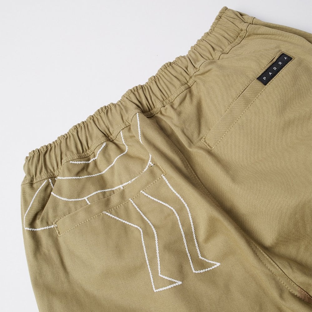 Stitched Up Duck Pants - Tan - Image 6