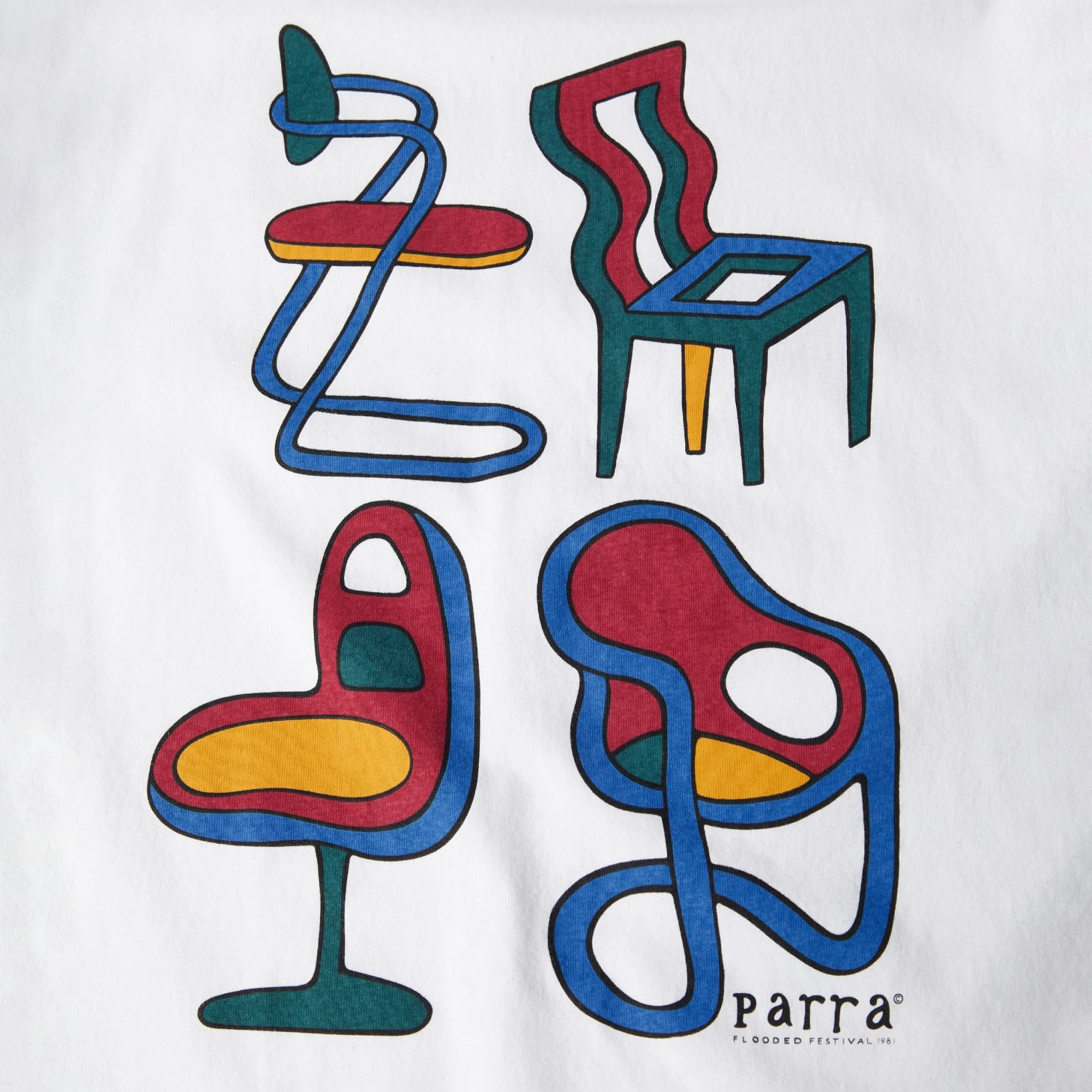 Unreasonable Chairs T-shirt - White - Image 2