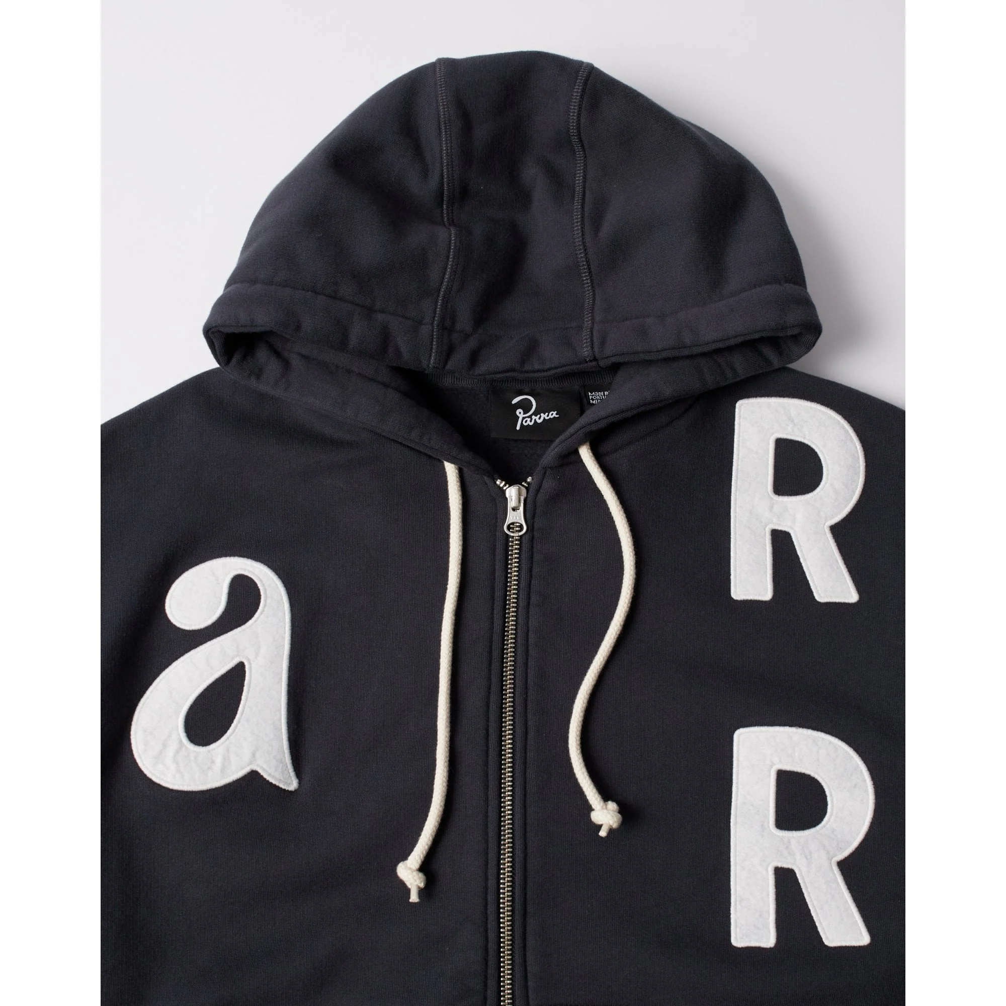 Word Salad Zip Hooded Sweat - Dark Navy - Image 4